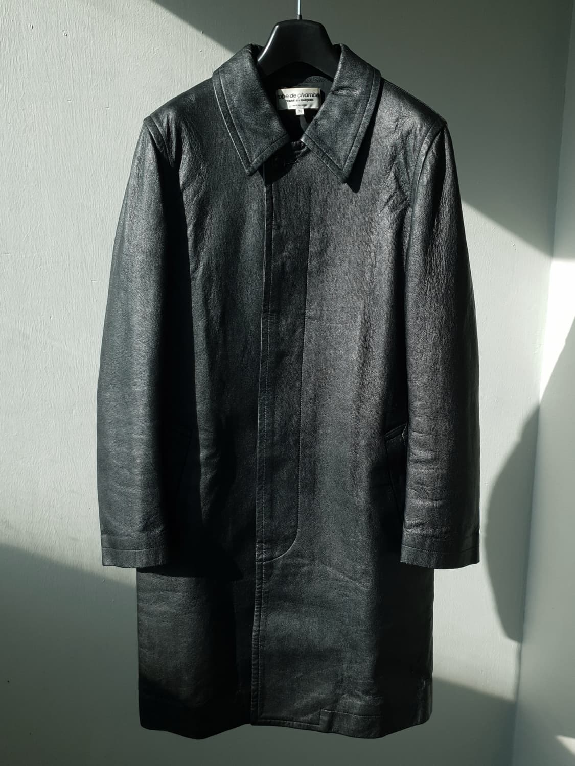 00s Comme Des Garcons eco leather coat 상품이미지2