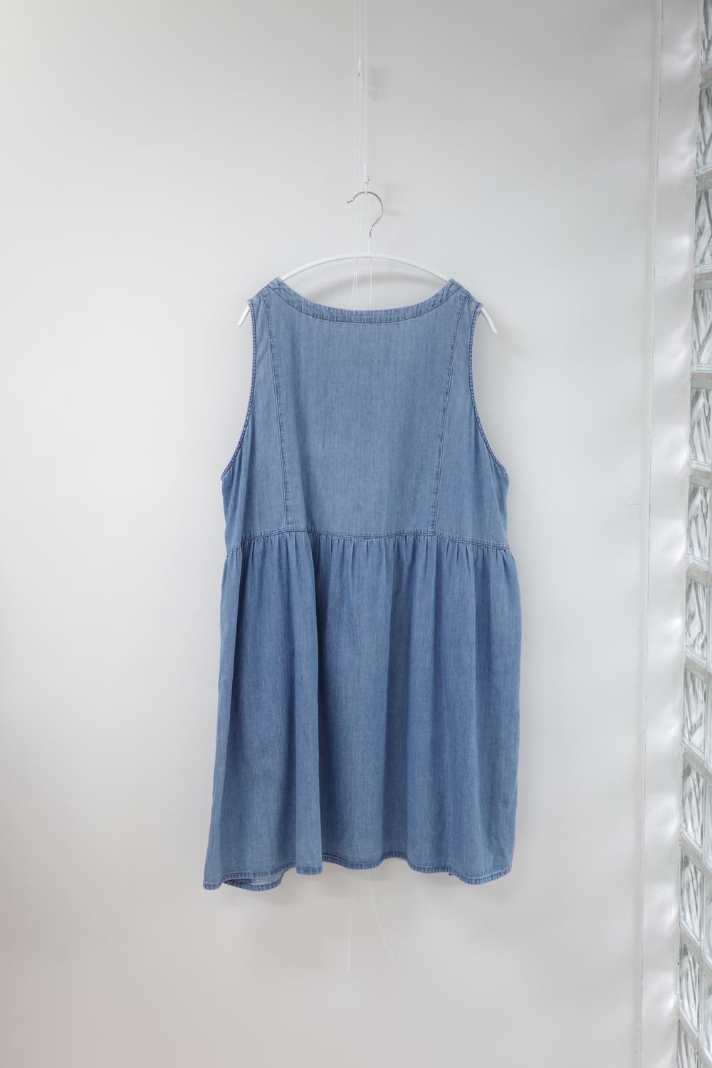 Denim patch one-piece 상품이미지6