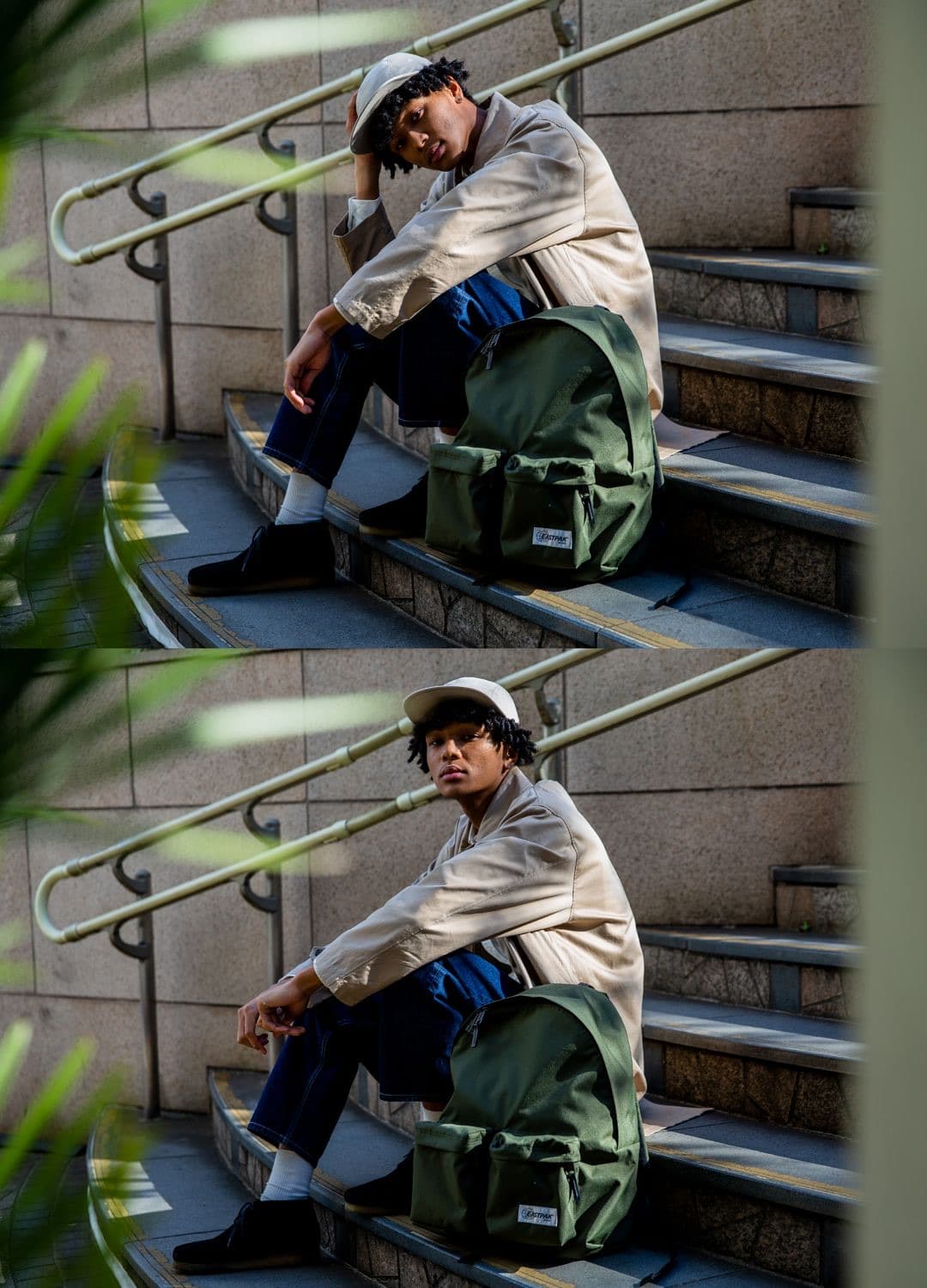 이스트팩 X 빔즈 패디드 패커 XL 올리브 상품이미지9