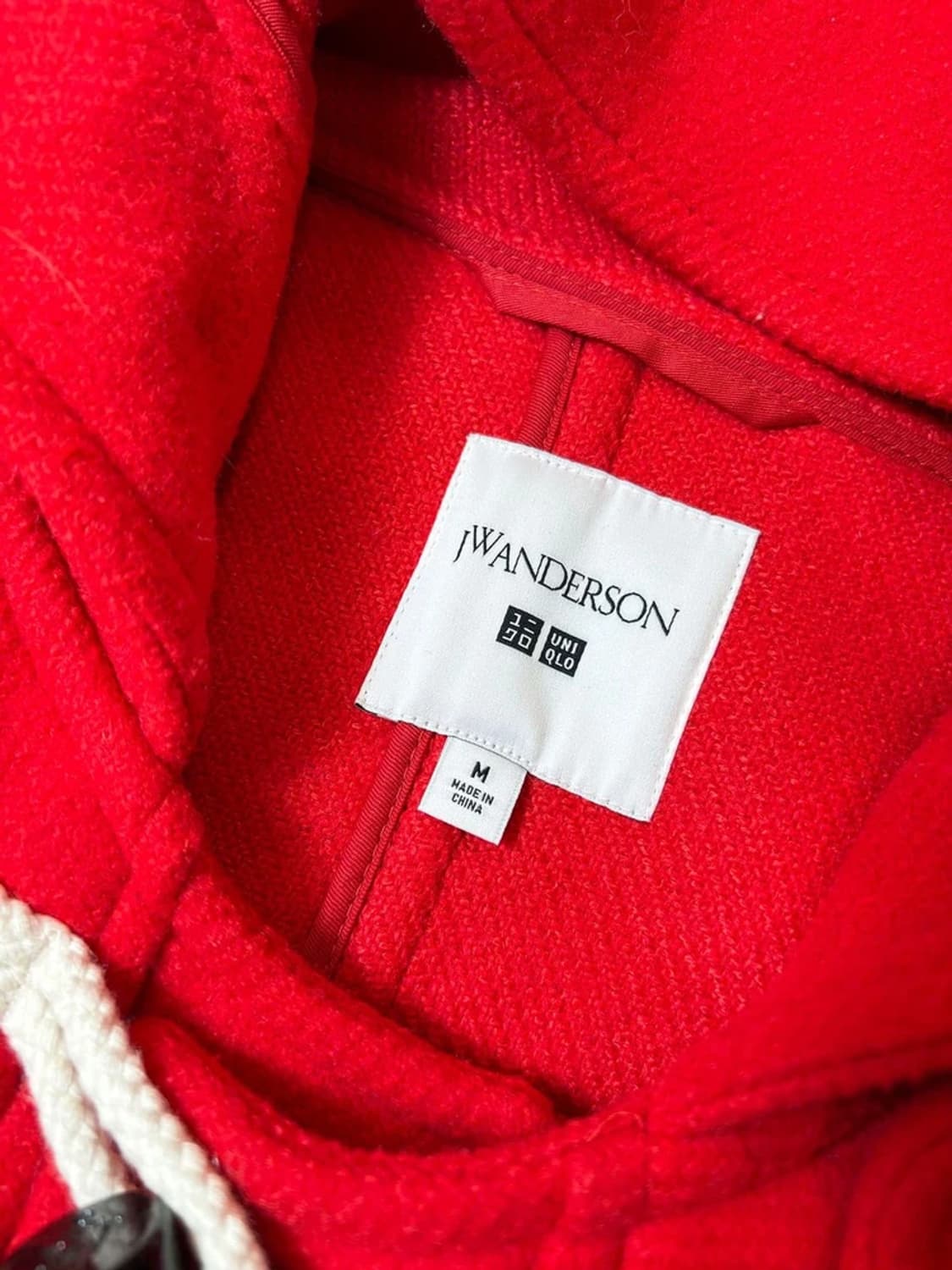 JW앤더슨 x 유니클로 레드 더플 코트 PN6827 상품이미지6