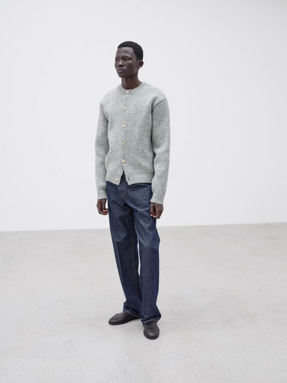 [4] 25fw 오라리 더블페이스 울 알파카 가디건 상품이미지2