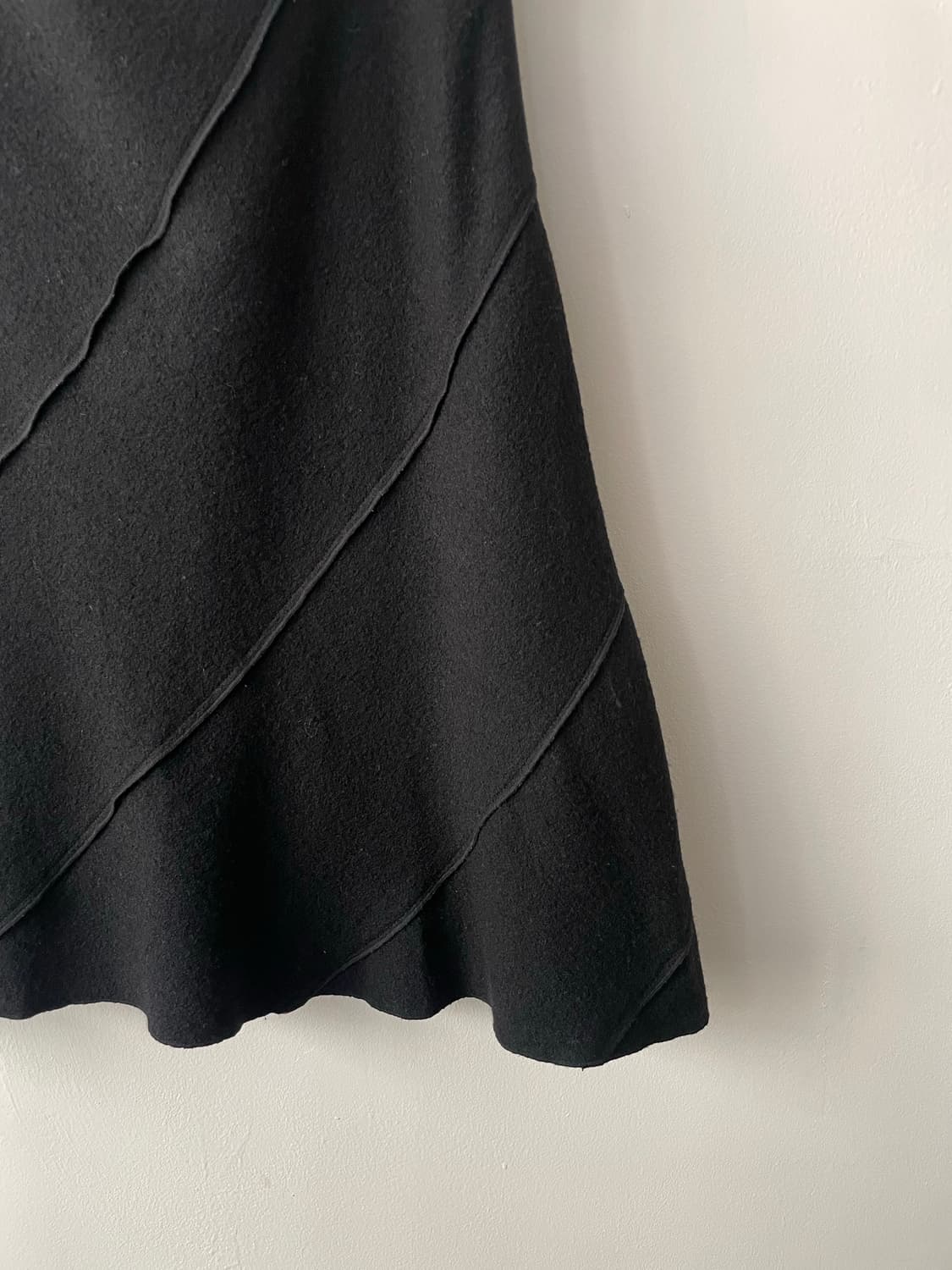 vintage boucle wool line long skirt 상품이미지7