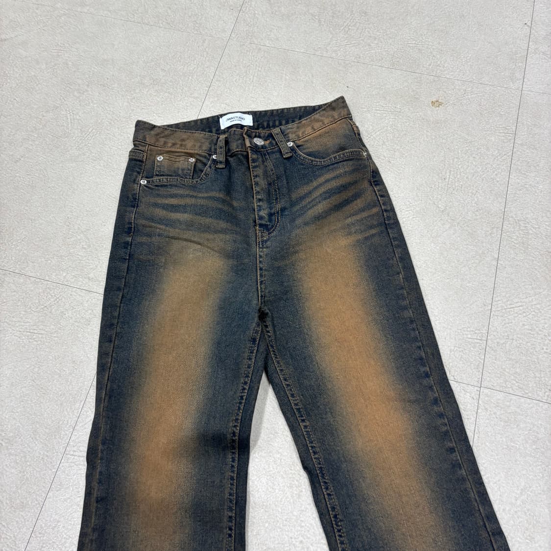 빈티지 워싱 부츠컷 데님 팬츠 상품이미지2