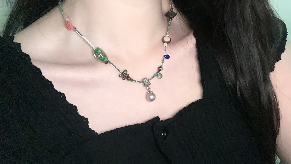 일본 빈티지 레이스 민소매 블라우스 카메빈티지 마루빈티지 상품이미지4