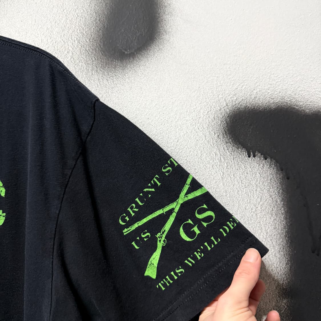 VTG 빈티지 빅사이즈 스컬 프린팅 펑크 반팔 티셔츠 상품이미지5