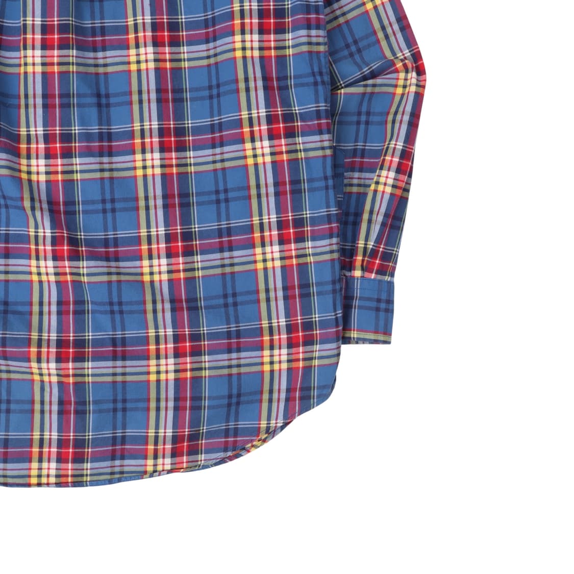 폴로 랄프로렌 블루 플레드 체크 셔츠 상품이미지7
