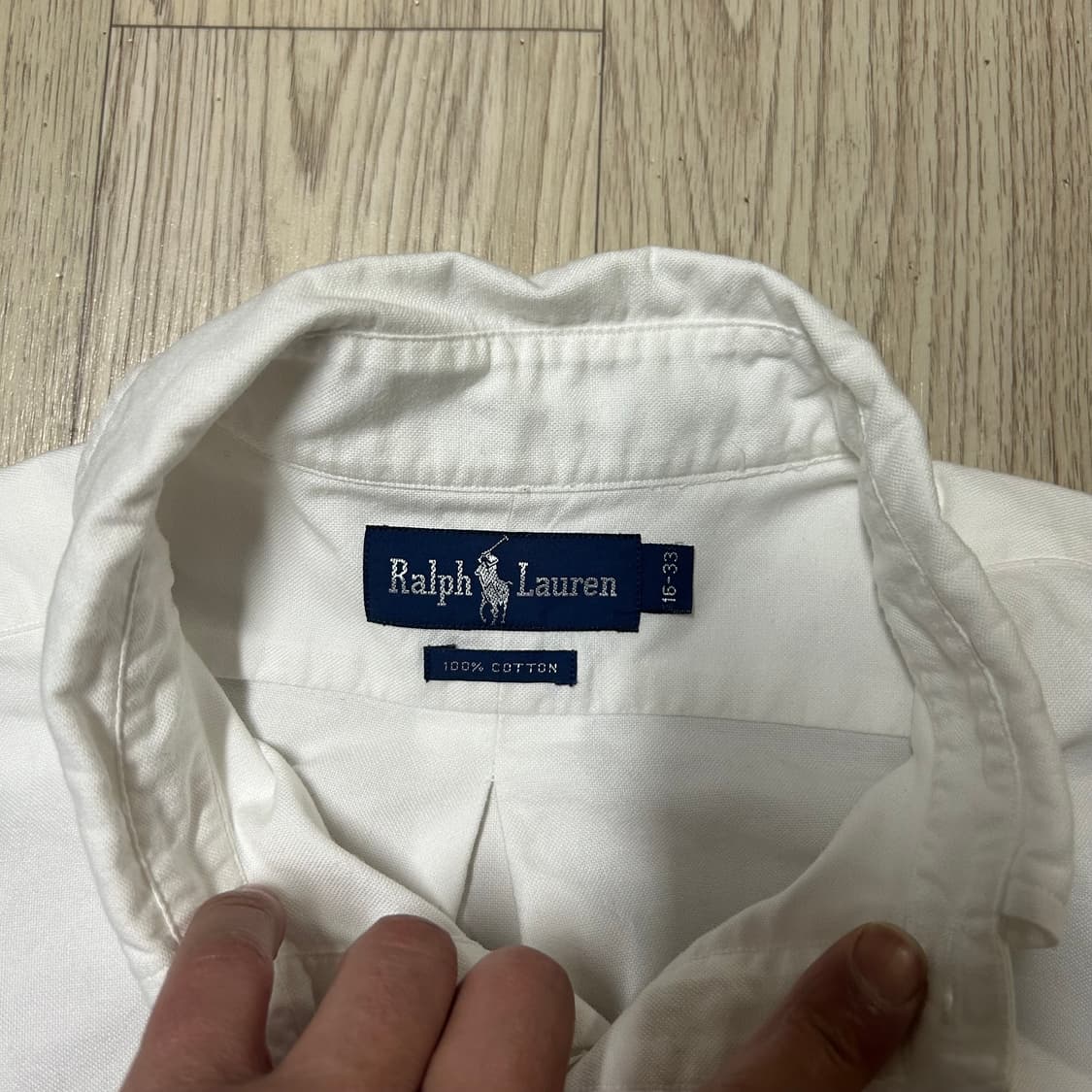 폴로랄프로렌 해외판 옥스포드 화이트 셔츠 110 상품이미지2