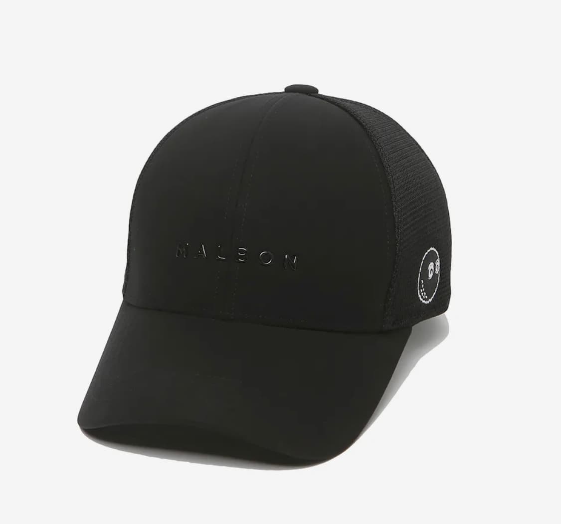 말본 로고 메쉬 캡 BLACK 상품이미지1