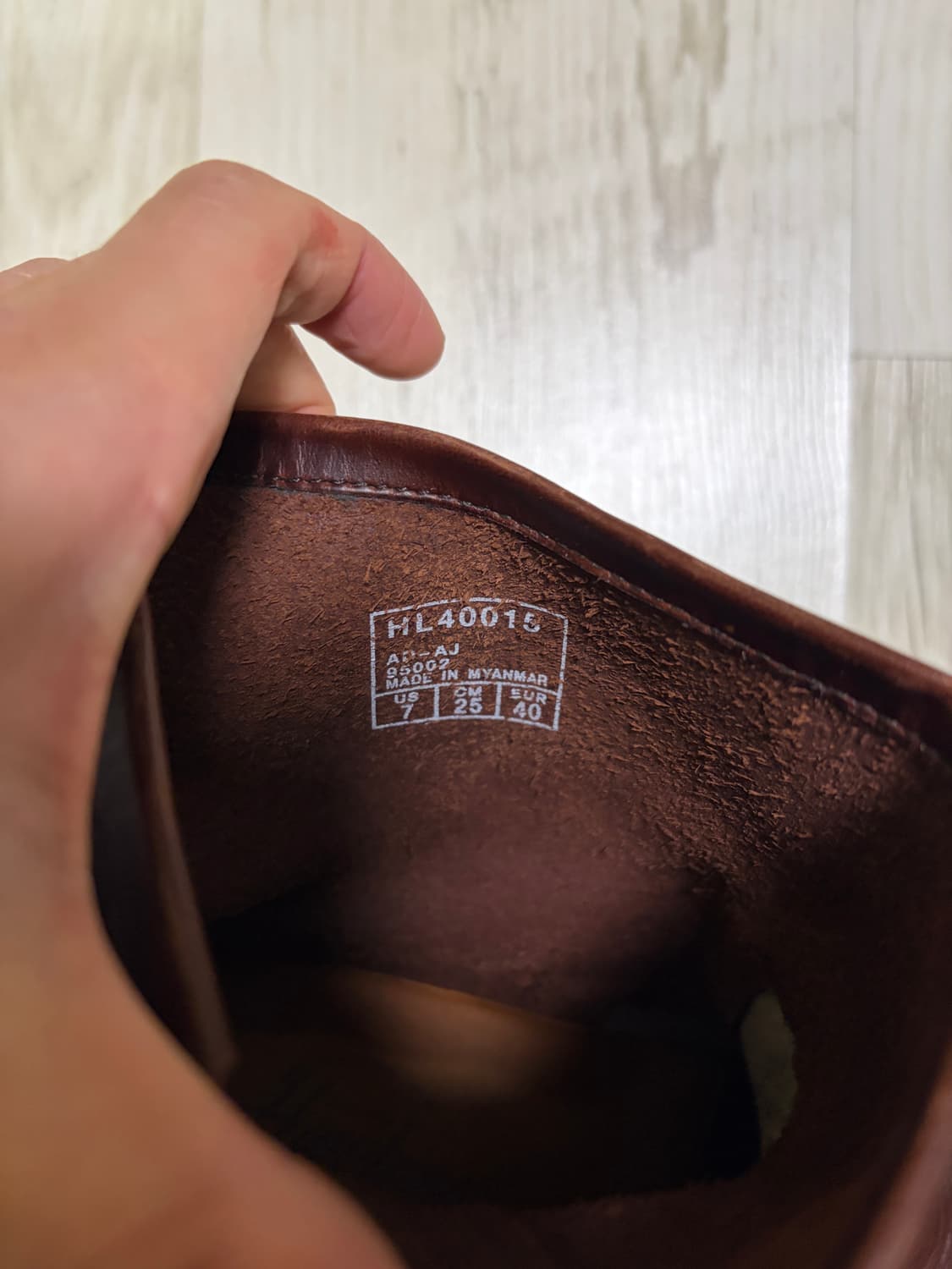 [250] 호킨스 엔지니어드 부츠 브라운 새상품 상품이미지3