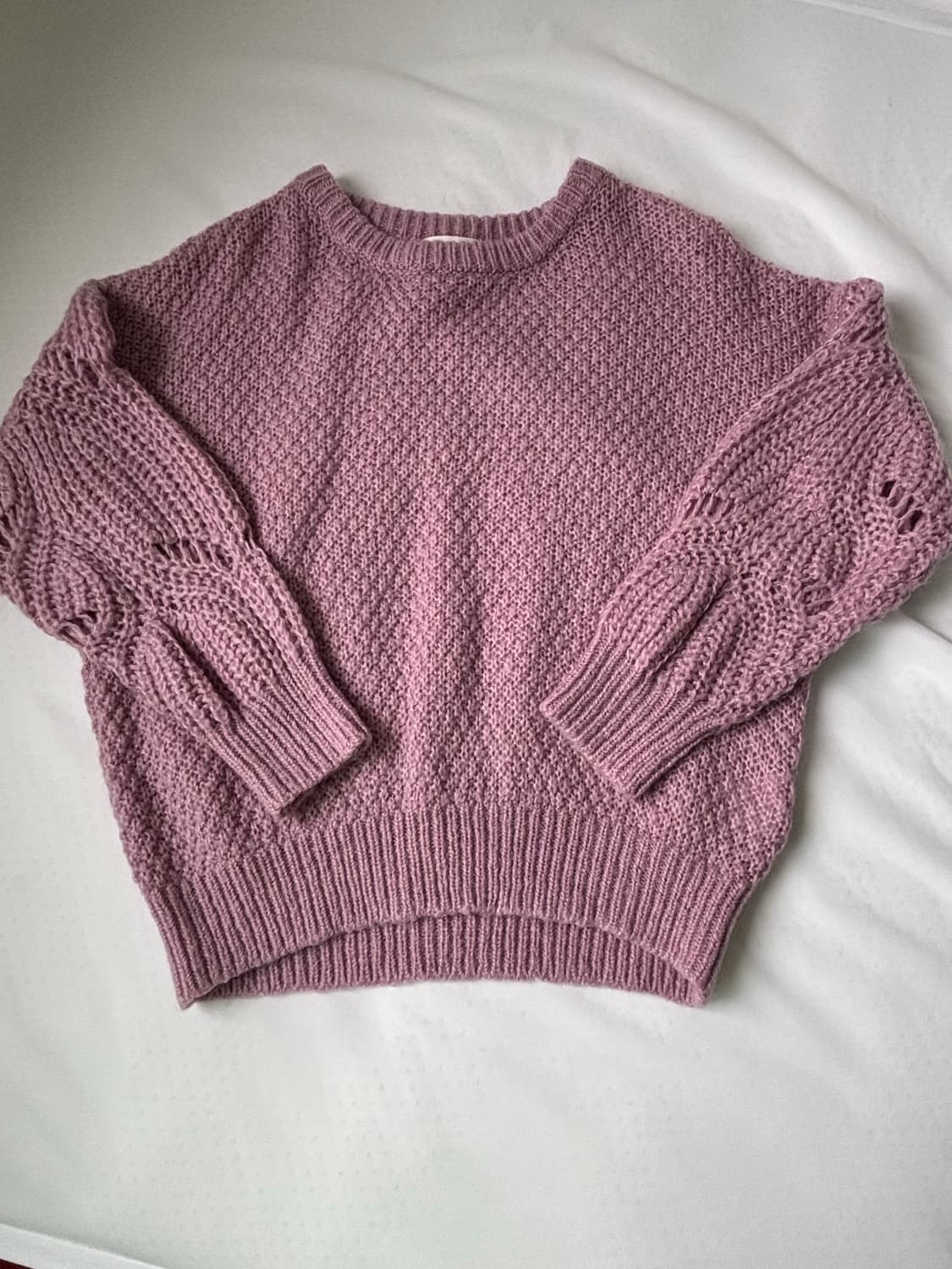 니코앤드 자주색 니트 상품이미지1