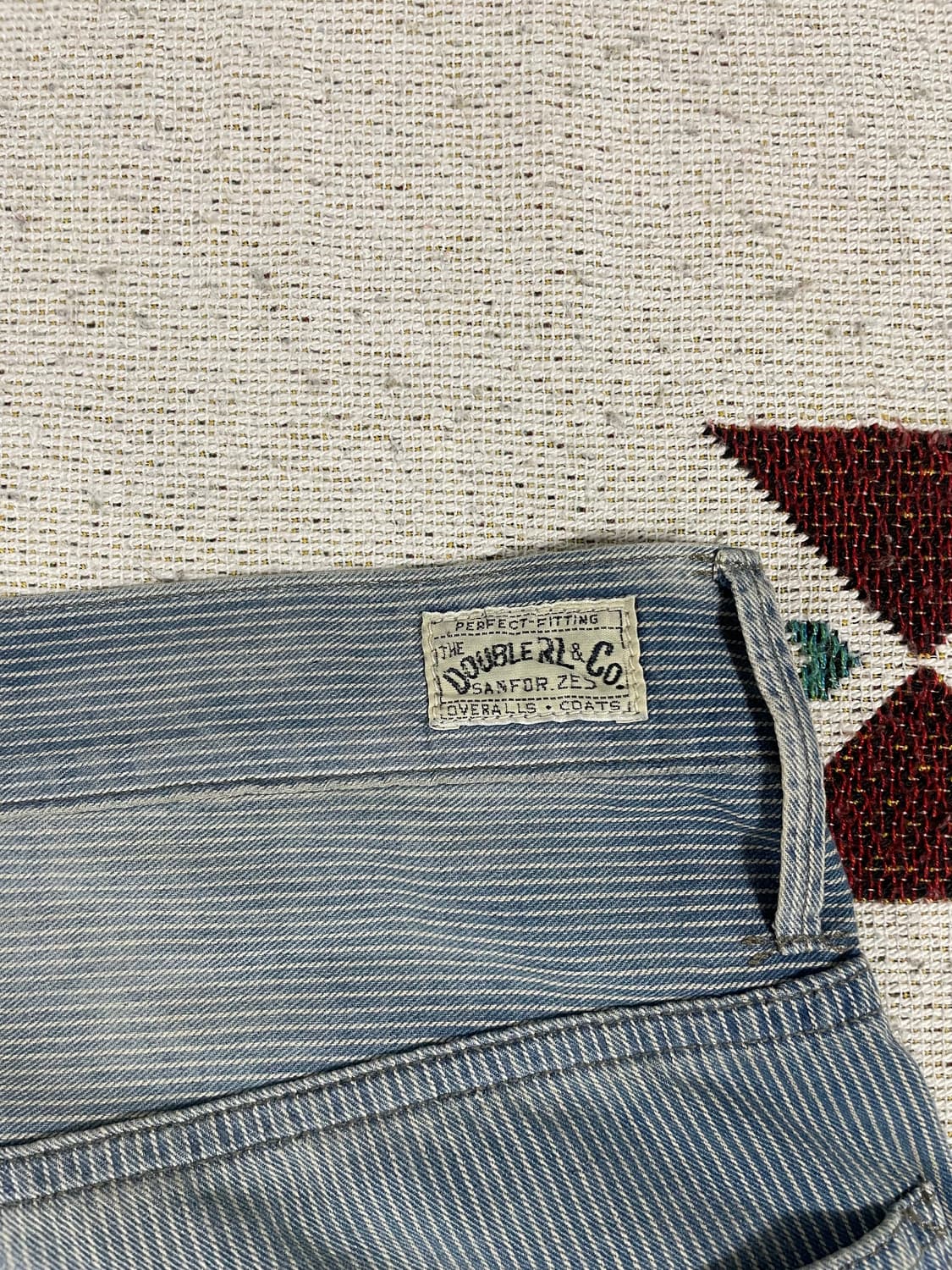 RRL 빈티지5포켓 리페어 인디고 팬츠 상품이미지7