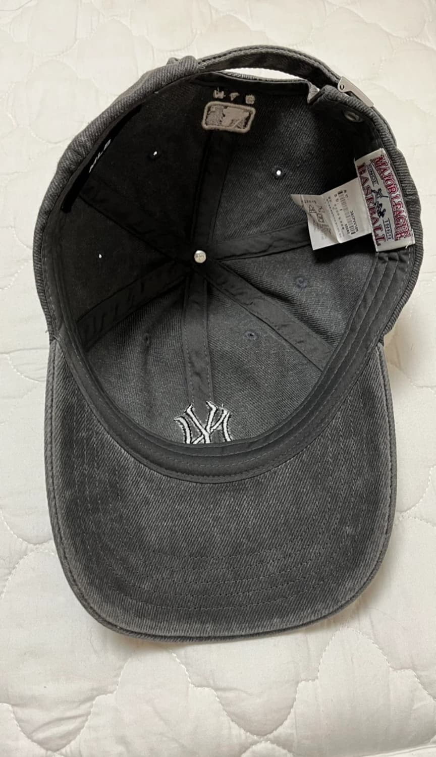 MLB 베이직 워싱 언스트럭쳐 볼캡 뉴욕양키스 상품이미지3