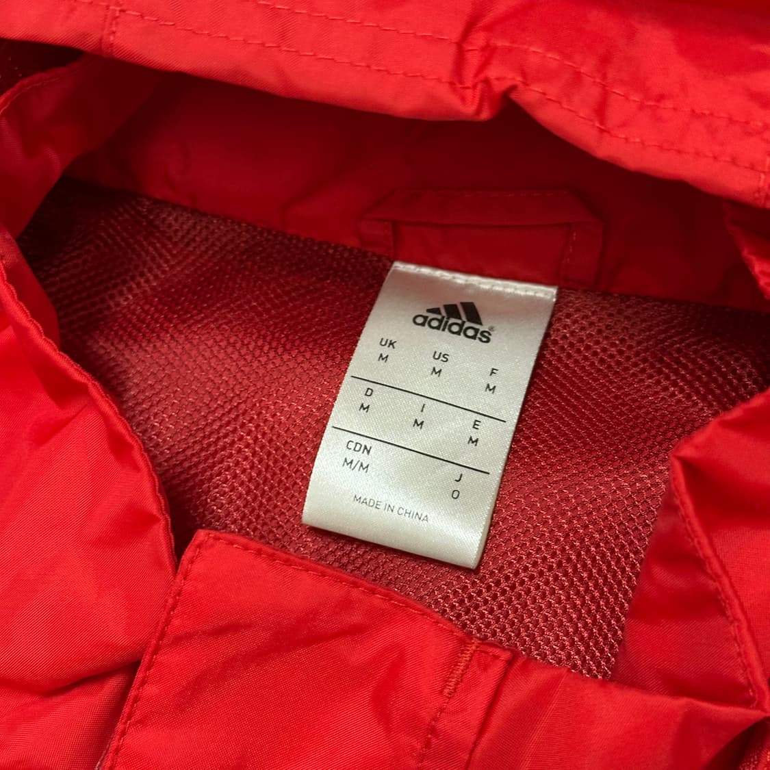 아디다스 바이에른뮌헨 레드 바람막이 M 상품이미지7