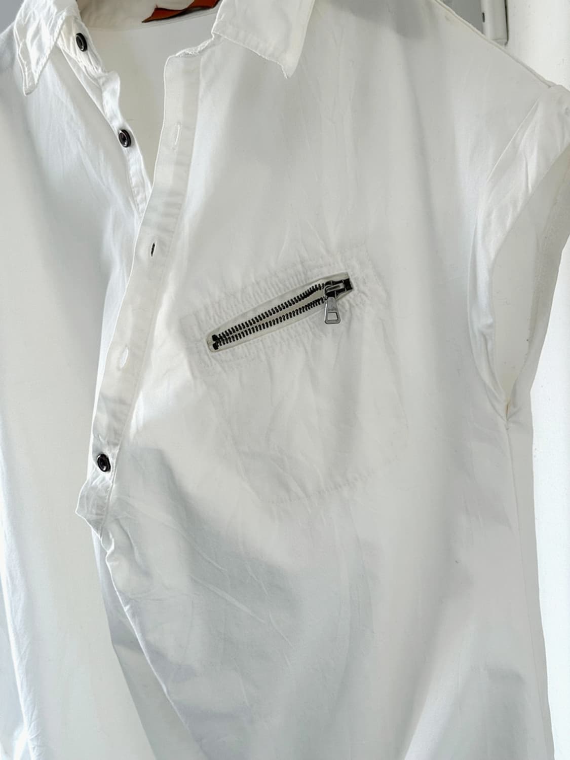 Dried cotton design shirred shirt top 상품이미지3