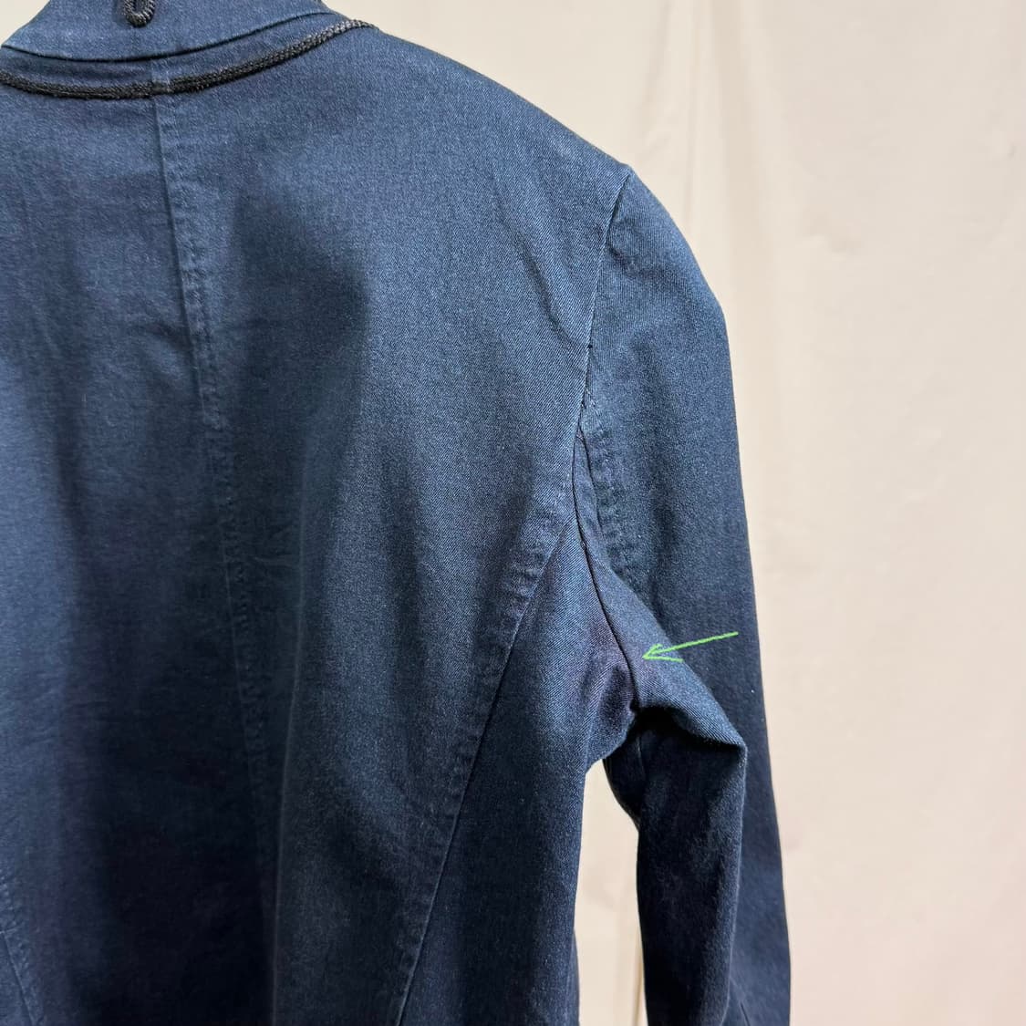 L'equipe 요시에 이나바 데님 나폴레옹 자켓 상품이미지6