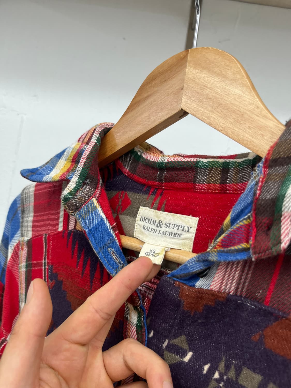 ~66)DENIM & SUPPLY PATCH WORK 셔츠 상품이미지2