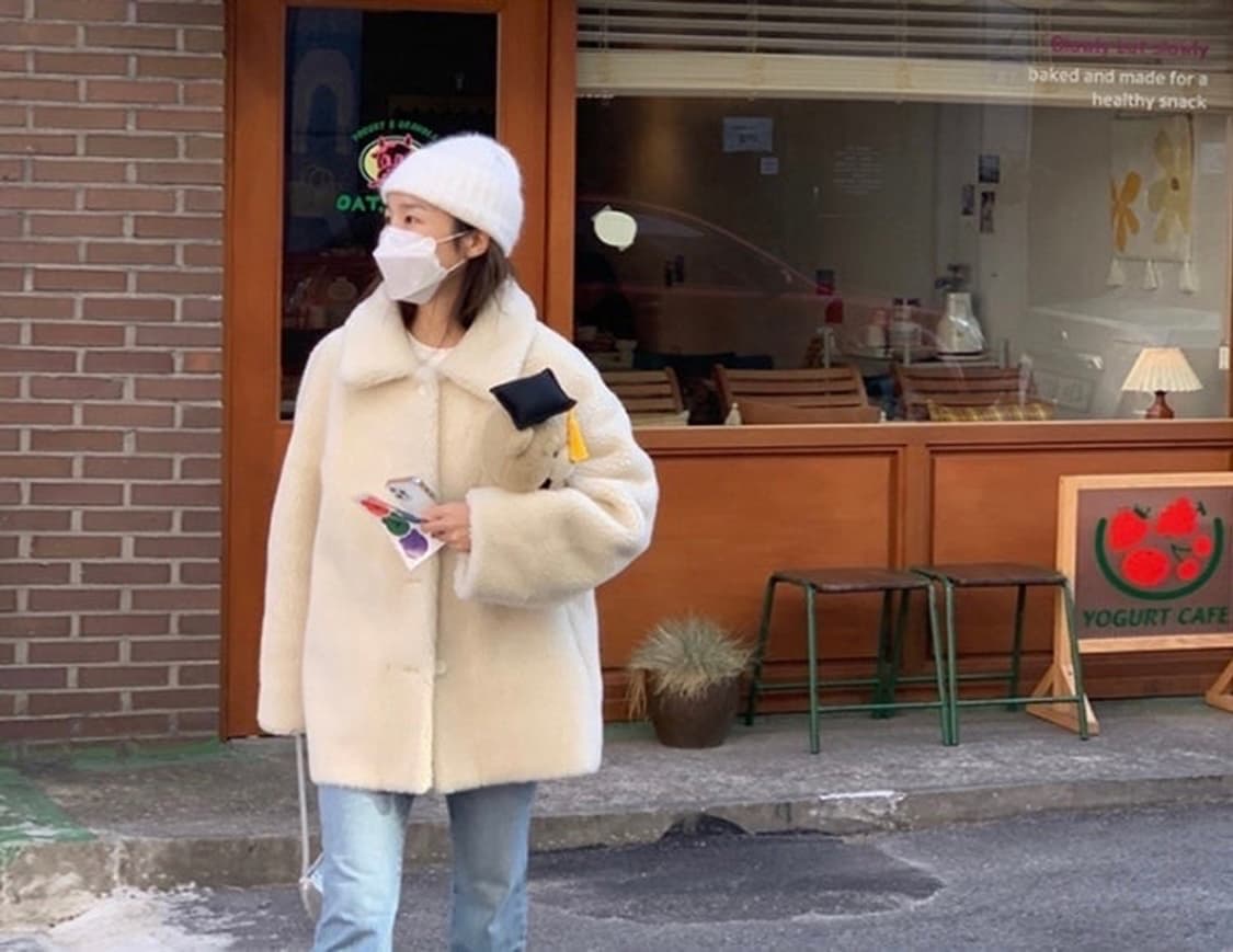 디어리스트 시어링 무스탕 자켓 상품이미지2