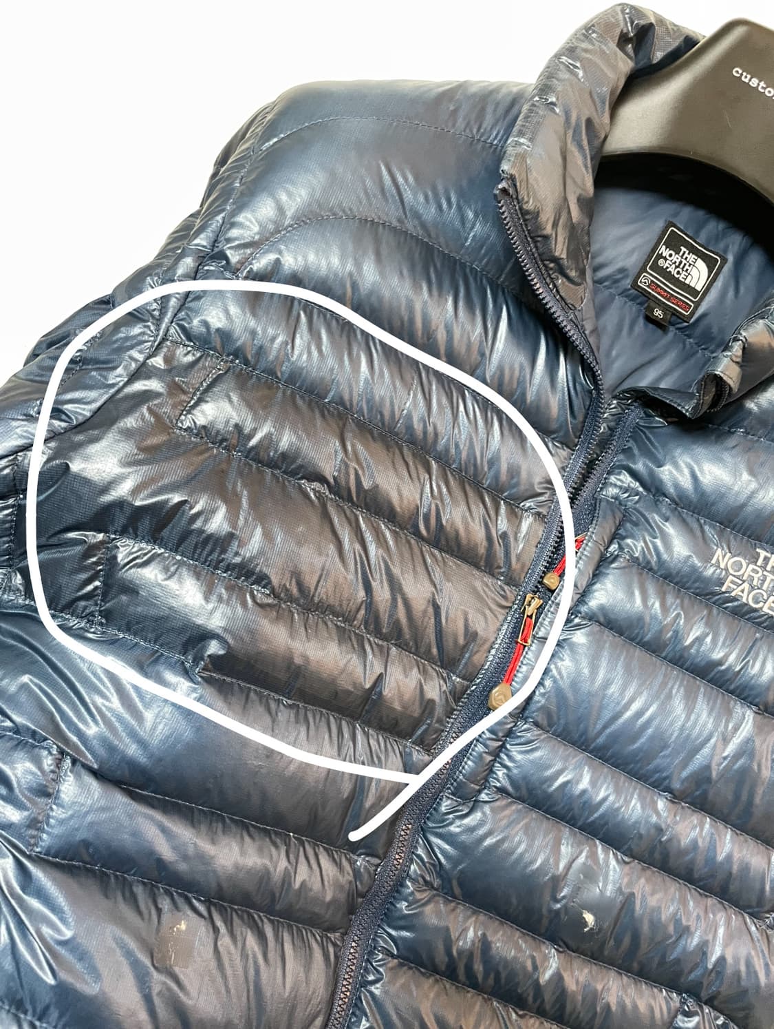 노스페이스 경량패딩 퍼텍스 퀀텀 구스다운 필파워800 95-100 사이즈 상품이미지8