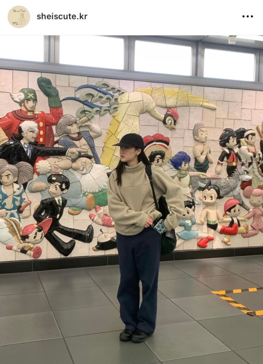 쉬이즈큐트 오버사이즈 플리스 그린 상품이미지1