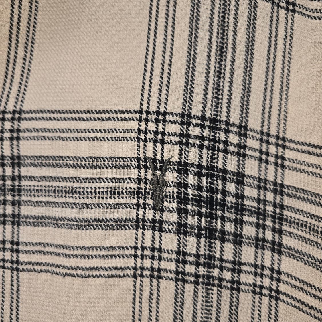 올세인츠 반팔 체크 셔츠 Plaid Organic Cotton 상품이미지4