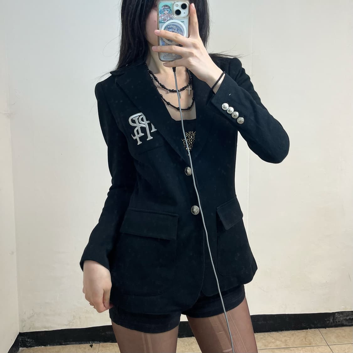 Polo double-knit jacquard blazer jacket 상품이미지2