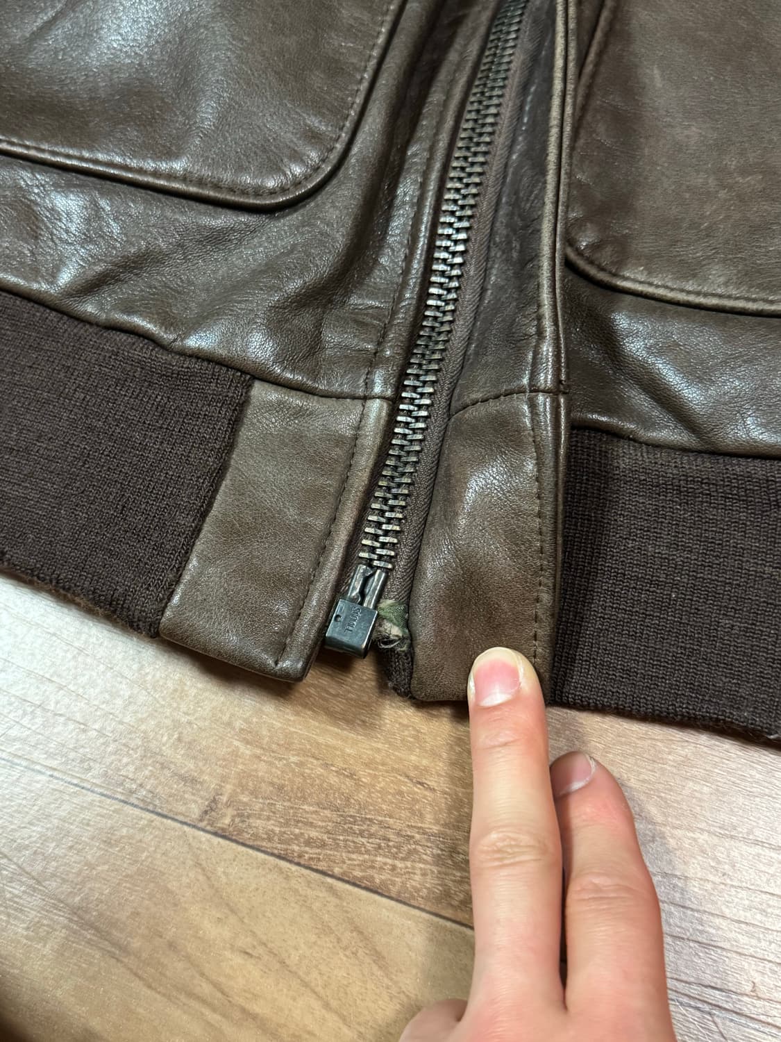 아비렉스 A-2 가죽자켓 / 밀스펙 / MADE IN USA 상품이미지9