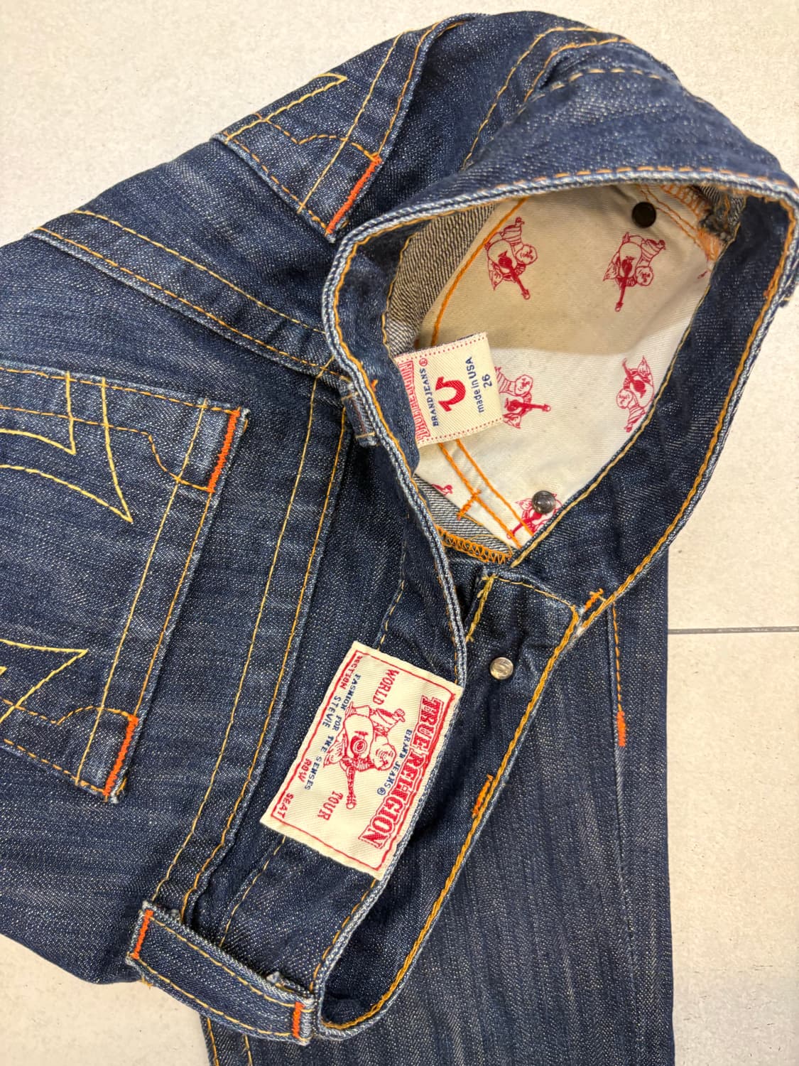 트루릴리전 스트레이트 데님팬츠 상품이미지8