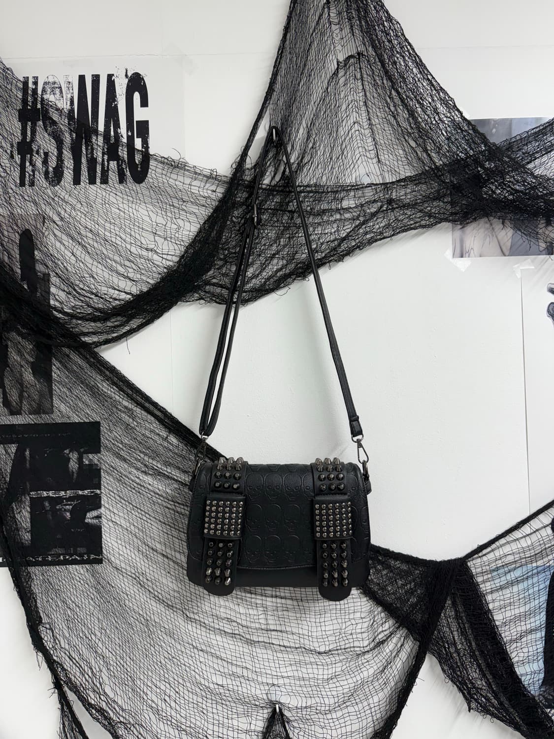 Punk mood skull mini bag 상품이미지1