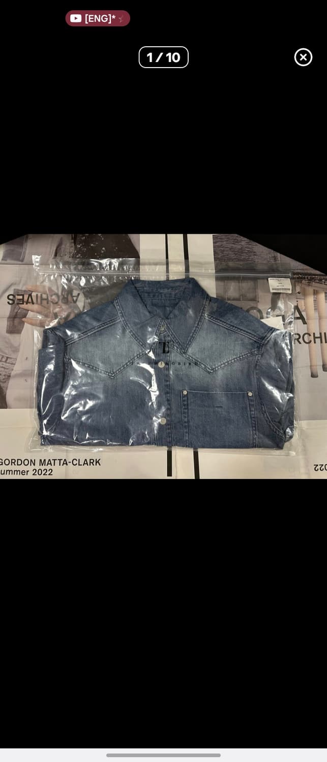 트리밍버드 데님 자켓 윤비누 착용 상품이미지1