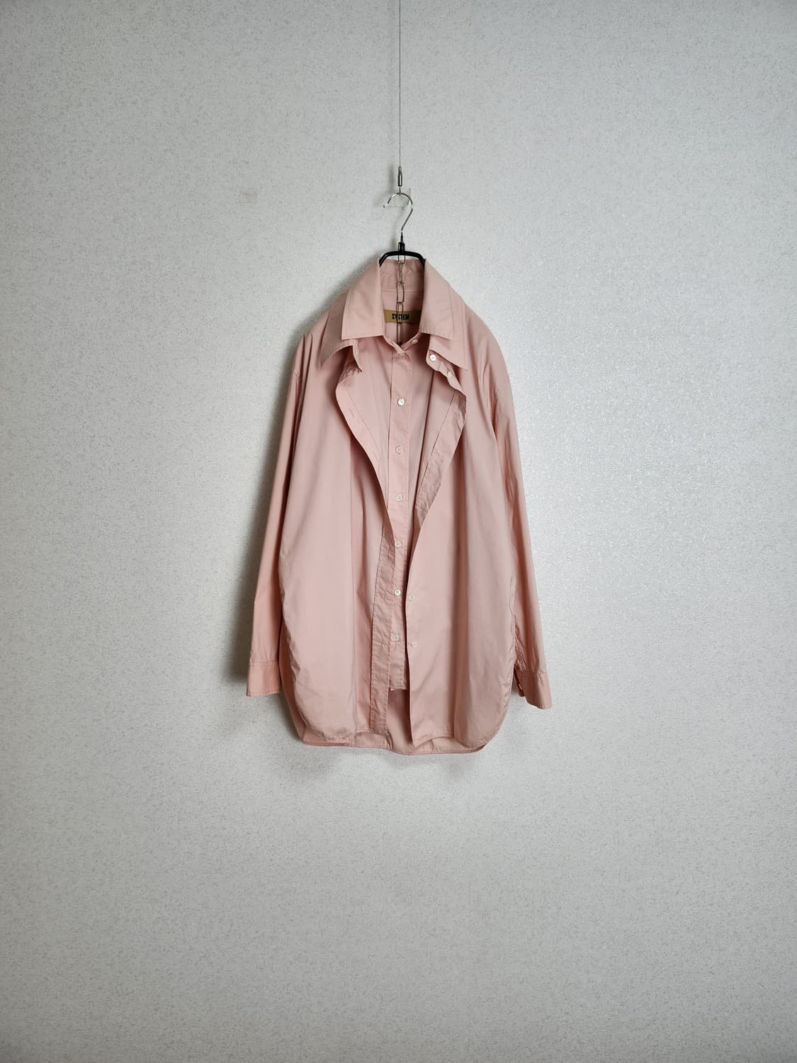 시스템 루즈핏 레이어드 셔츠55 66 상품이미지1