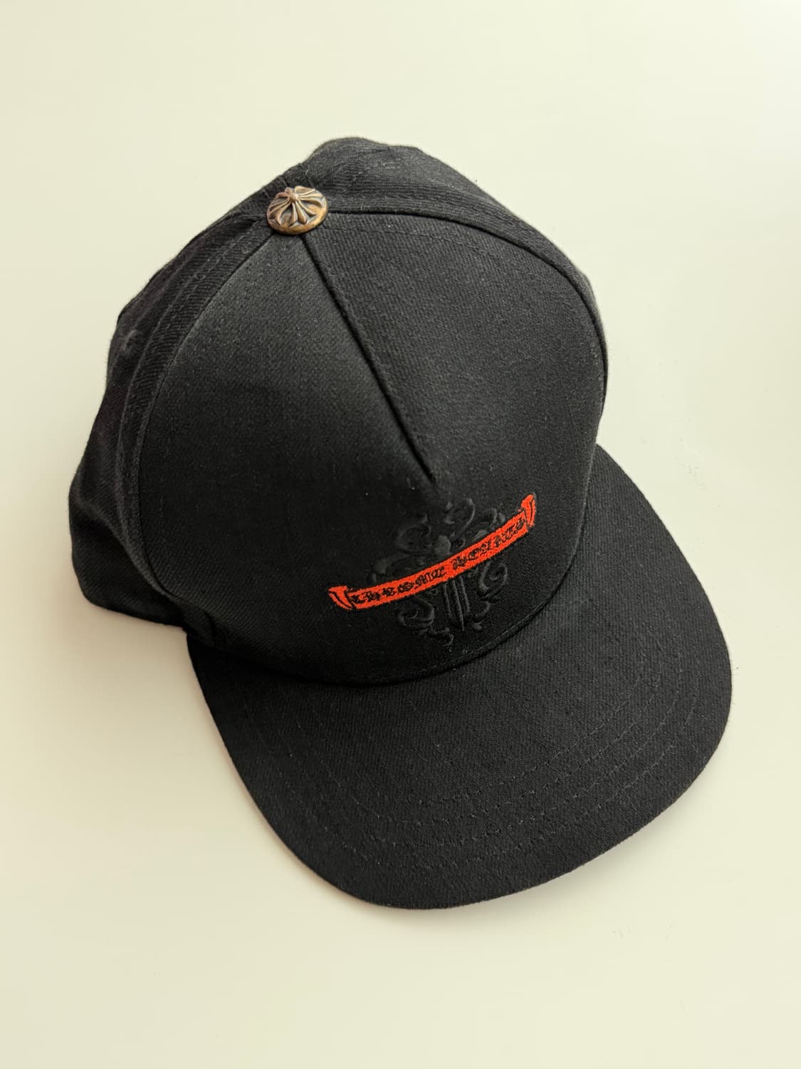 크롬하츠 대거 로고 볼캡 블랙 상품이미지2