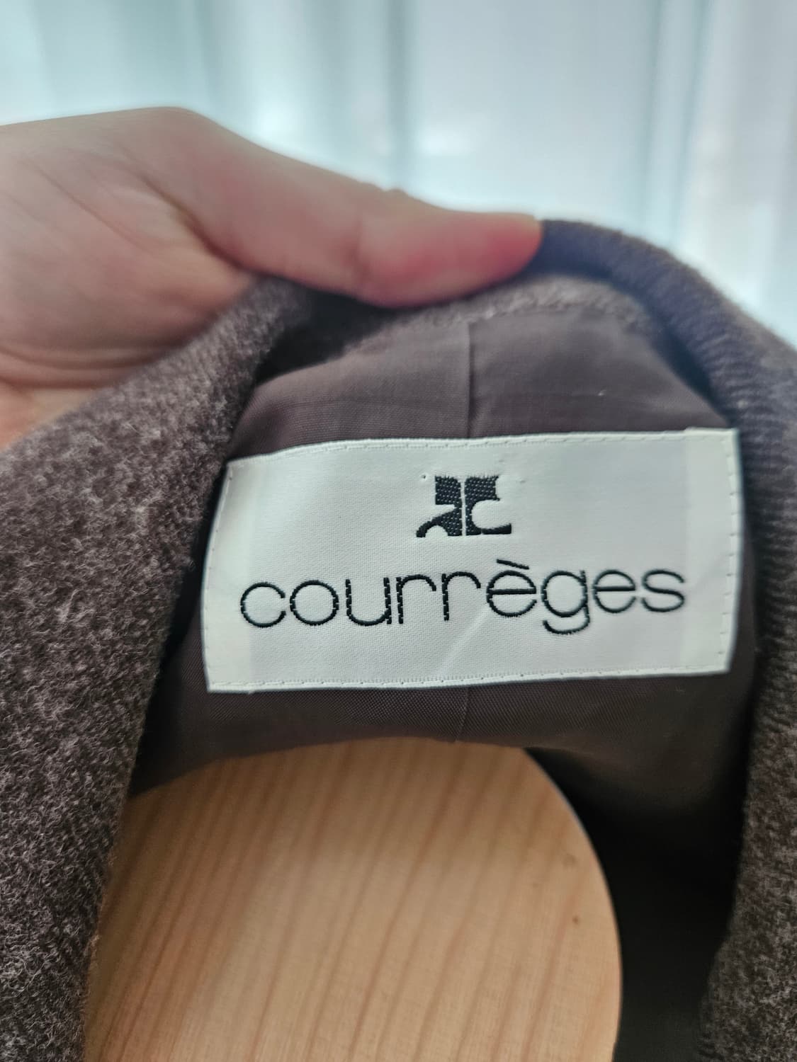 꾸레쥬 브라운 프릴자켓 상품이미지5