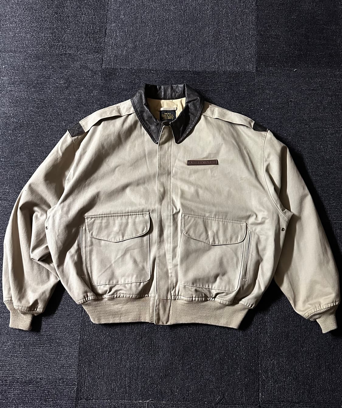 80s 아비렉스 LTD. TYPE A-2 U.S.A 빈티지 플라이트 자켓 상품이미지1