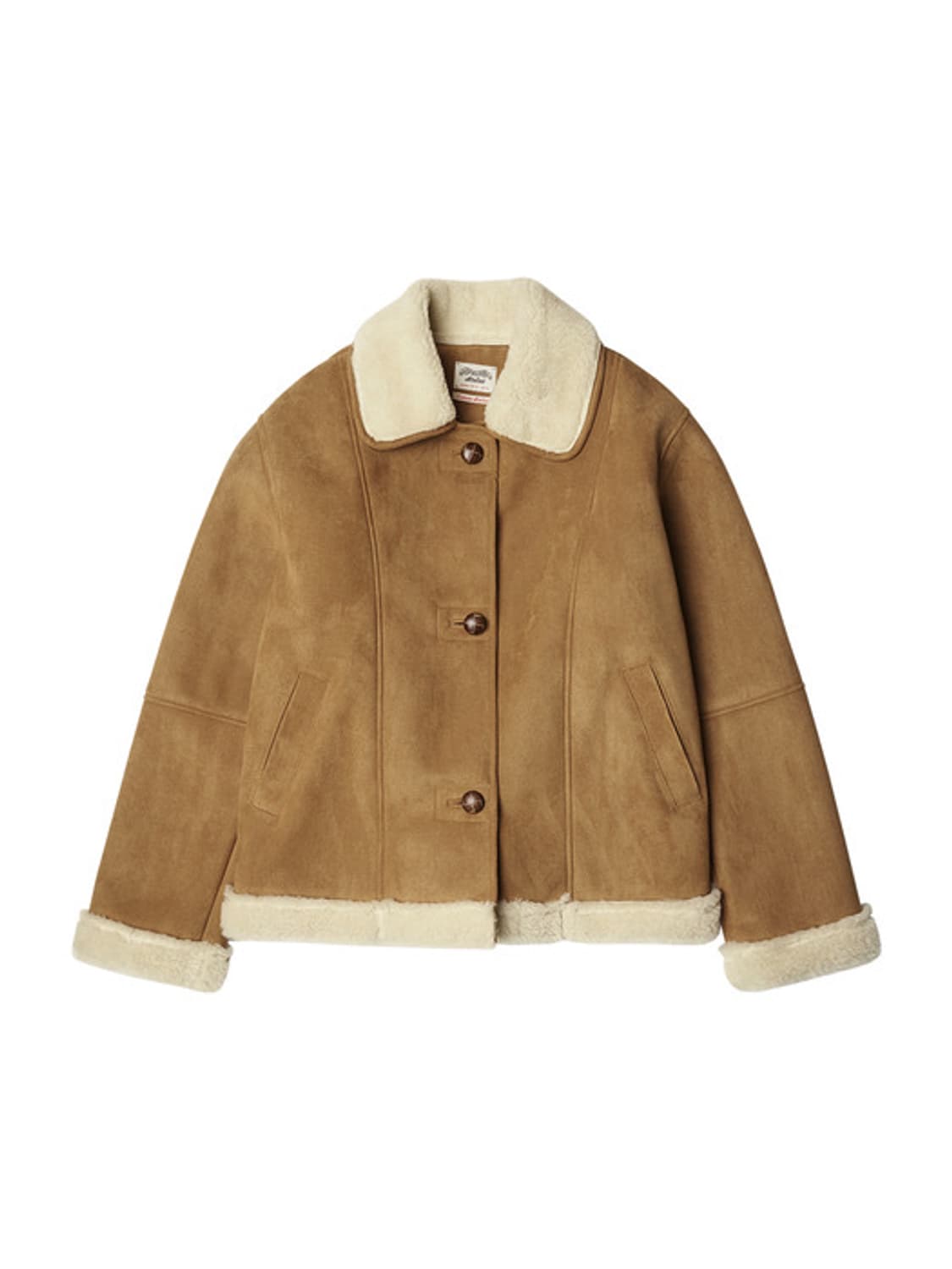 [희귀템✨] 반원 아틀리에 03725 칼라 하프 무스탕 상품이미지4