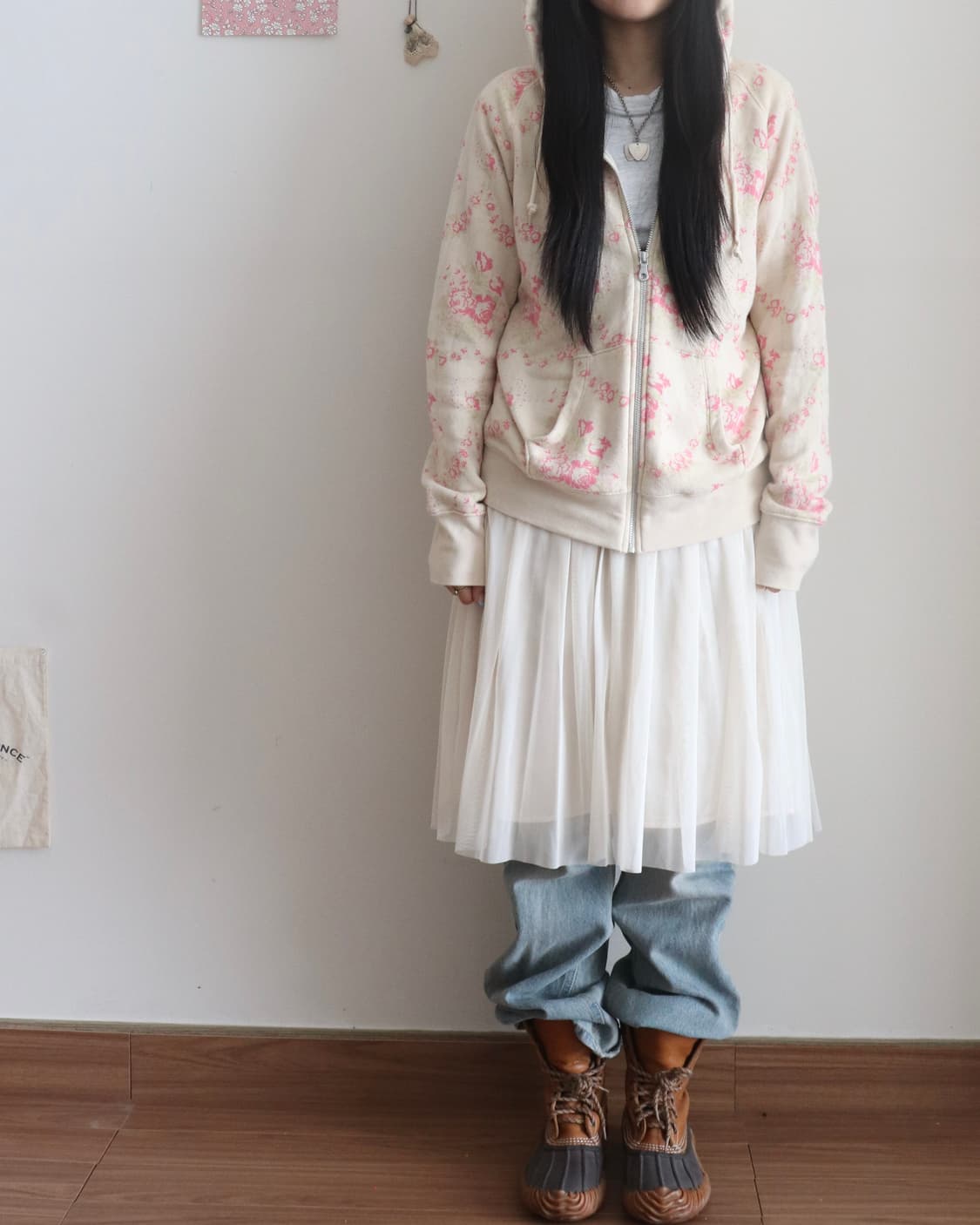 [Cabbages&Roses] Rose Toile Hoodie 상품이미지2