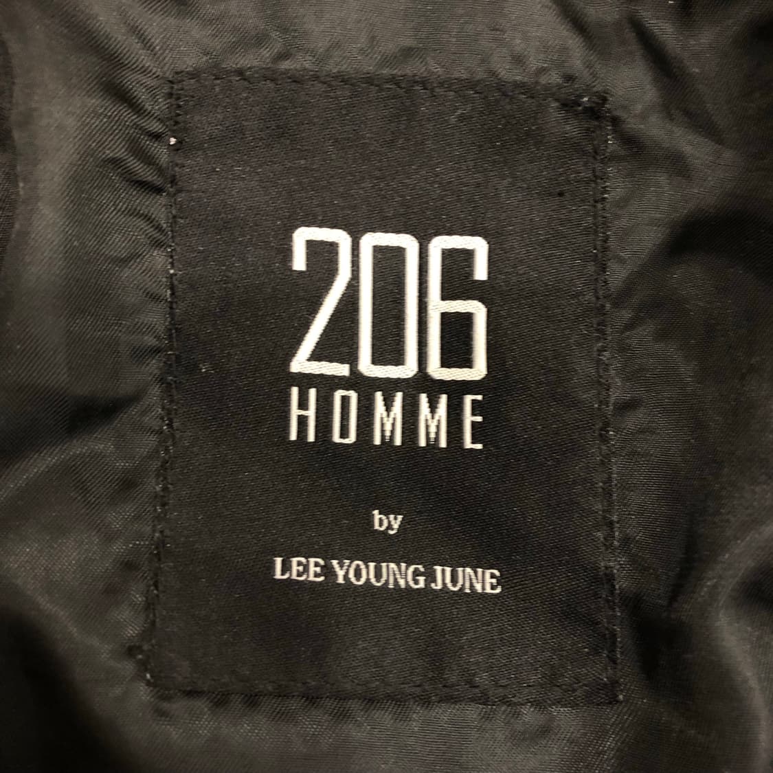 206옴므 양가죽 레더 라이더 자켓 상품이미지6