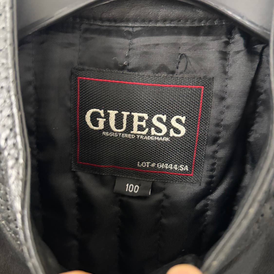 Guess 게스 00s 소가죽 바이커 자켓 상품이미지6