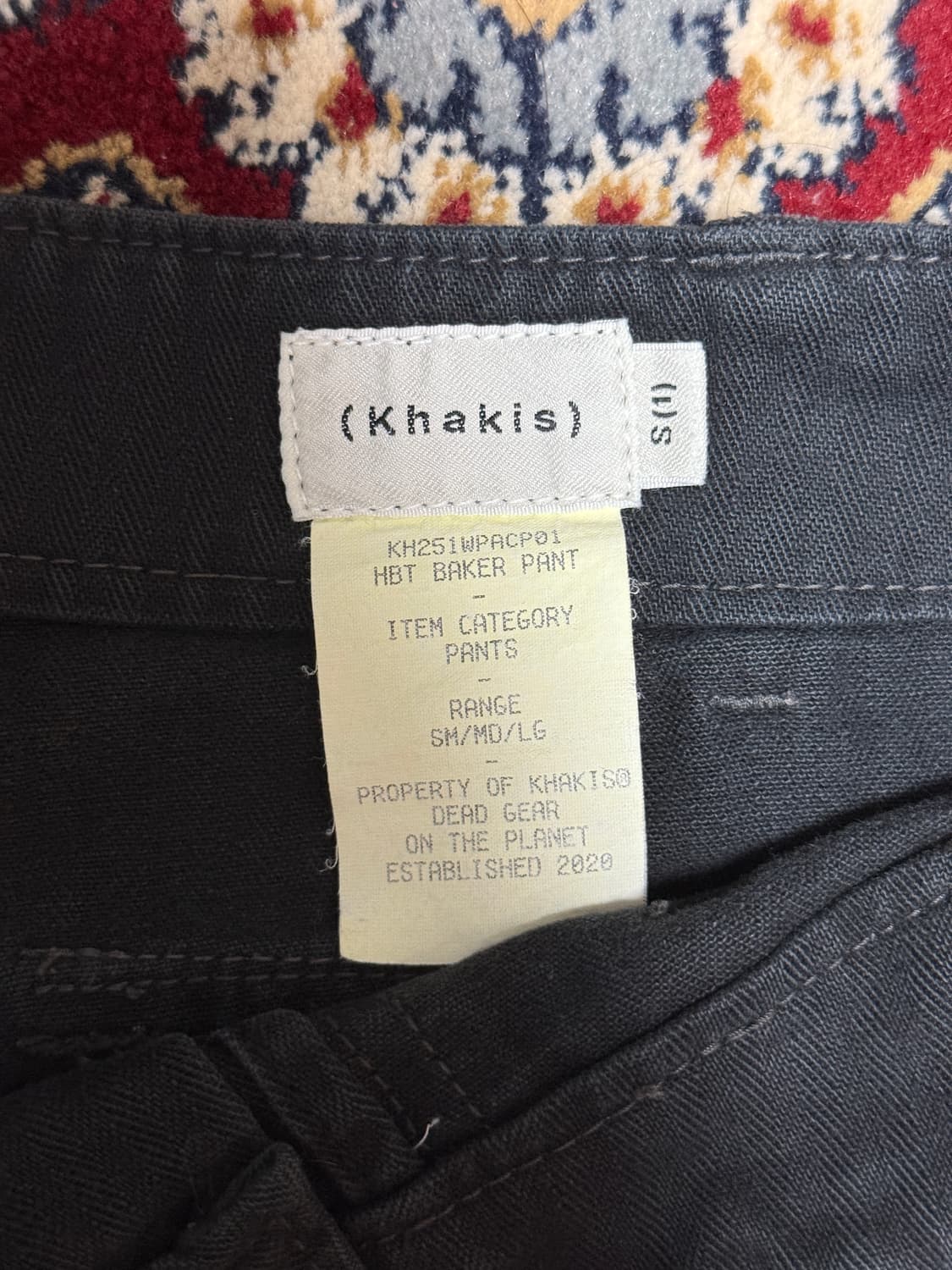 카키스 베이커팬츠 HBT BAKER PANTS BLACK S 상품이미지5