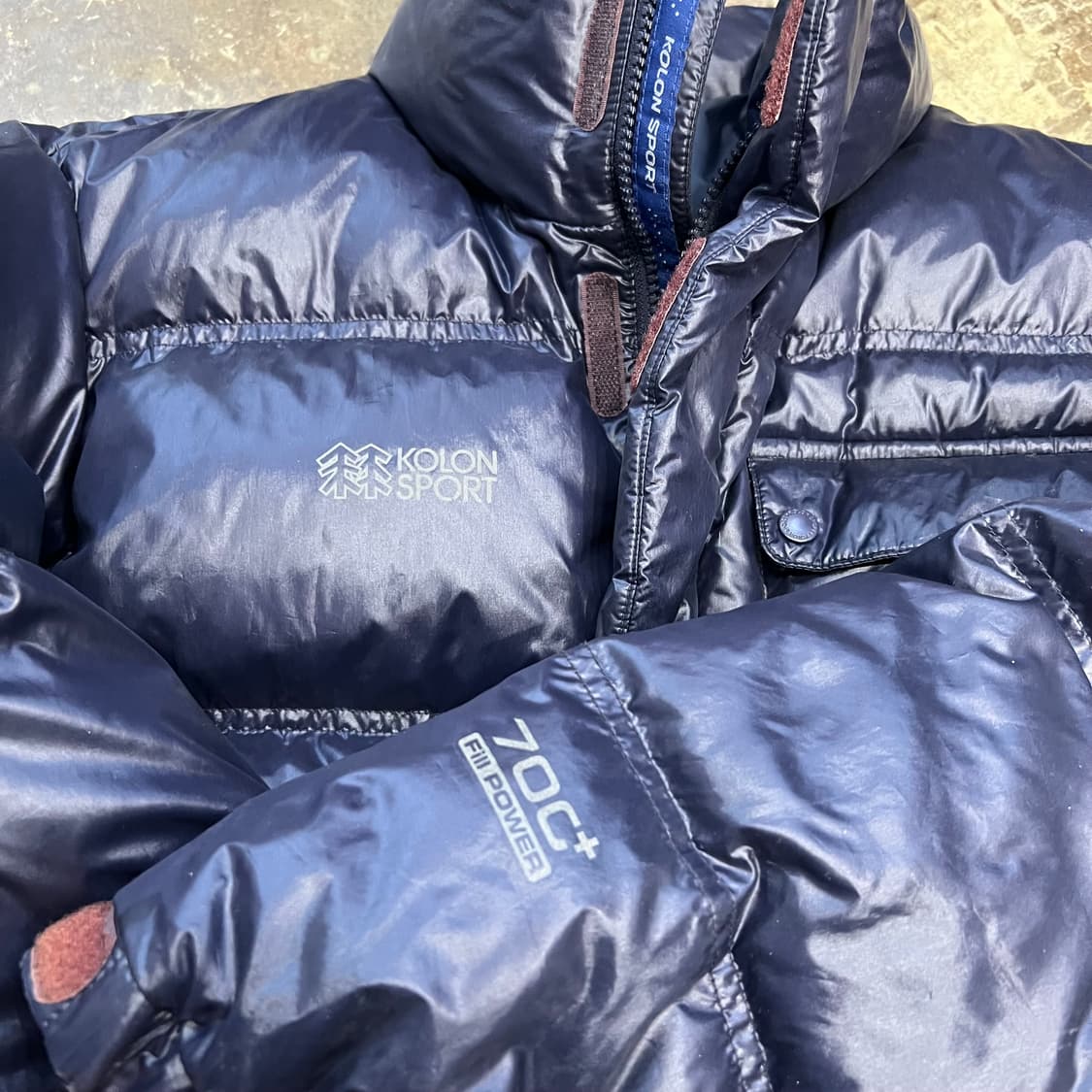 100) 코오롱스포츠 구스다운 패딩 점퍼 상품이미지8