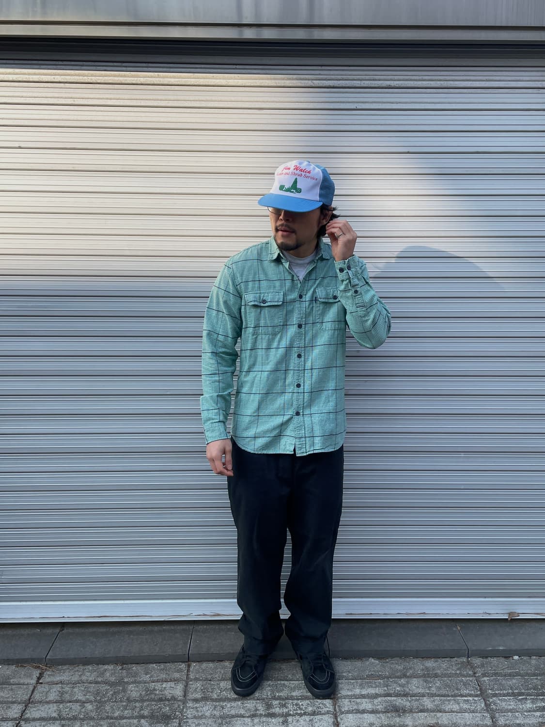 Supreme Green Flannel Check Shirt 상품이미지2