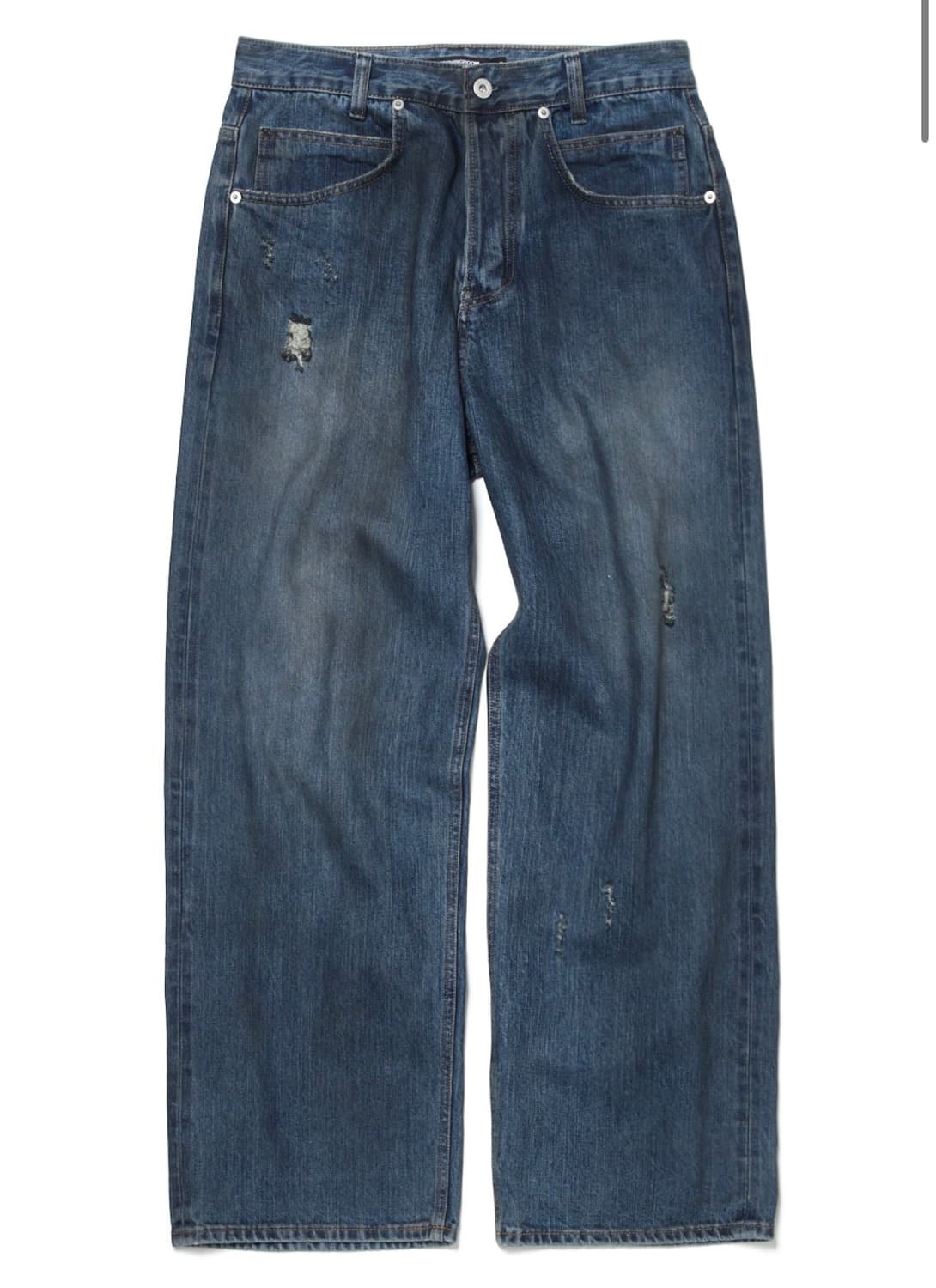 해칭룸 레귤러 셀비지 데님 더스티 블루 4 상품이미지1