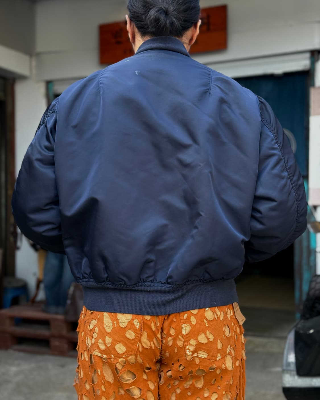 90‘s 알파인더스트리 MA-1 플라이트 자켓 XXL 상품이미지9