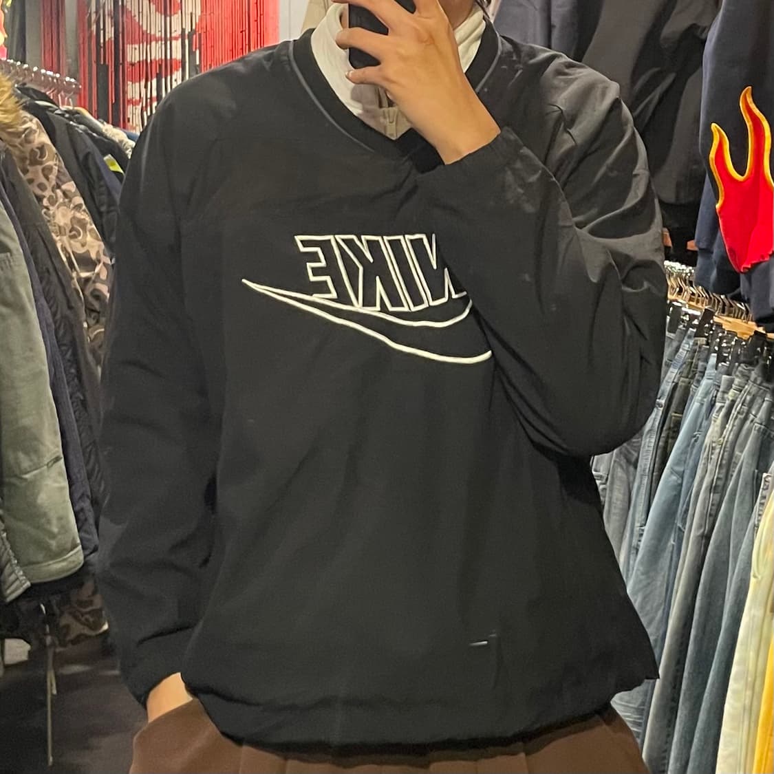 [IM] Nike 나이키 빅스우시 블랙 웜업 상품이미지1