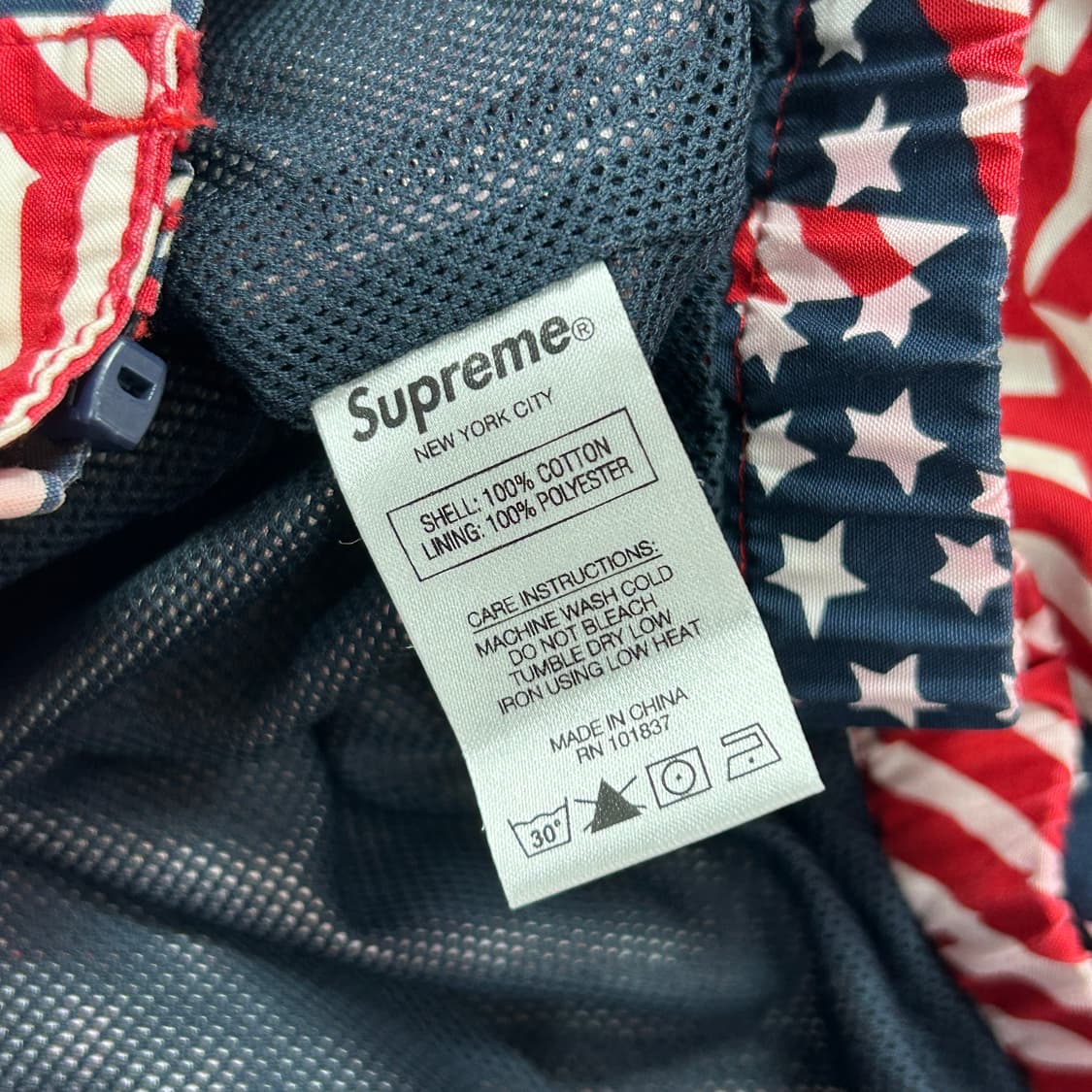 슈프림 성조기 래글런 코트자켓(M) 상품이미지8