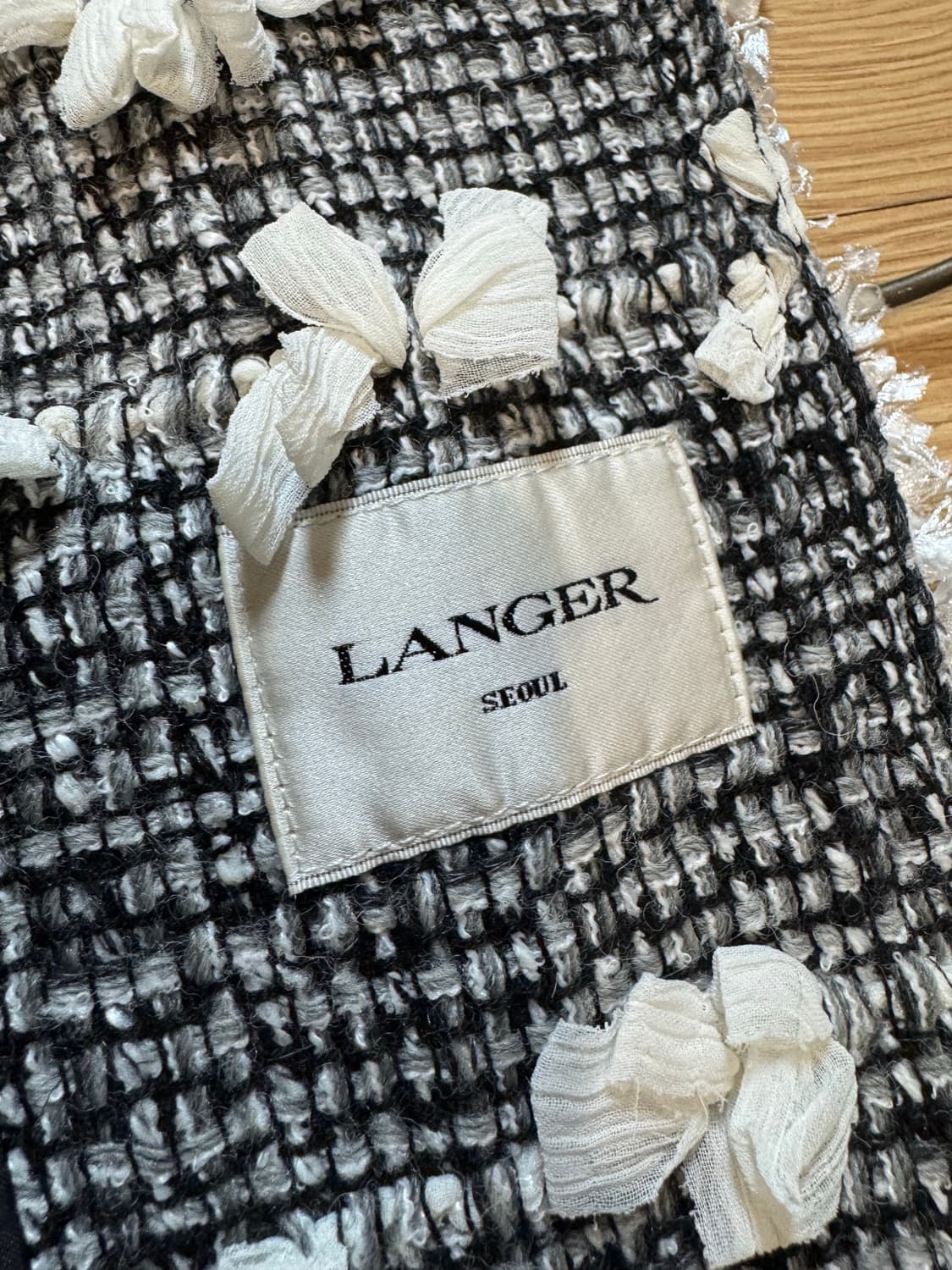 langer 랑거 트위드 자켓 상품이미지2