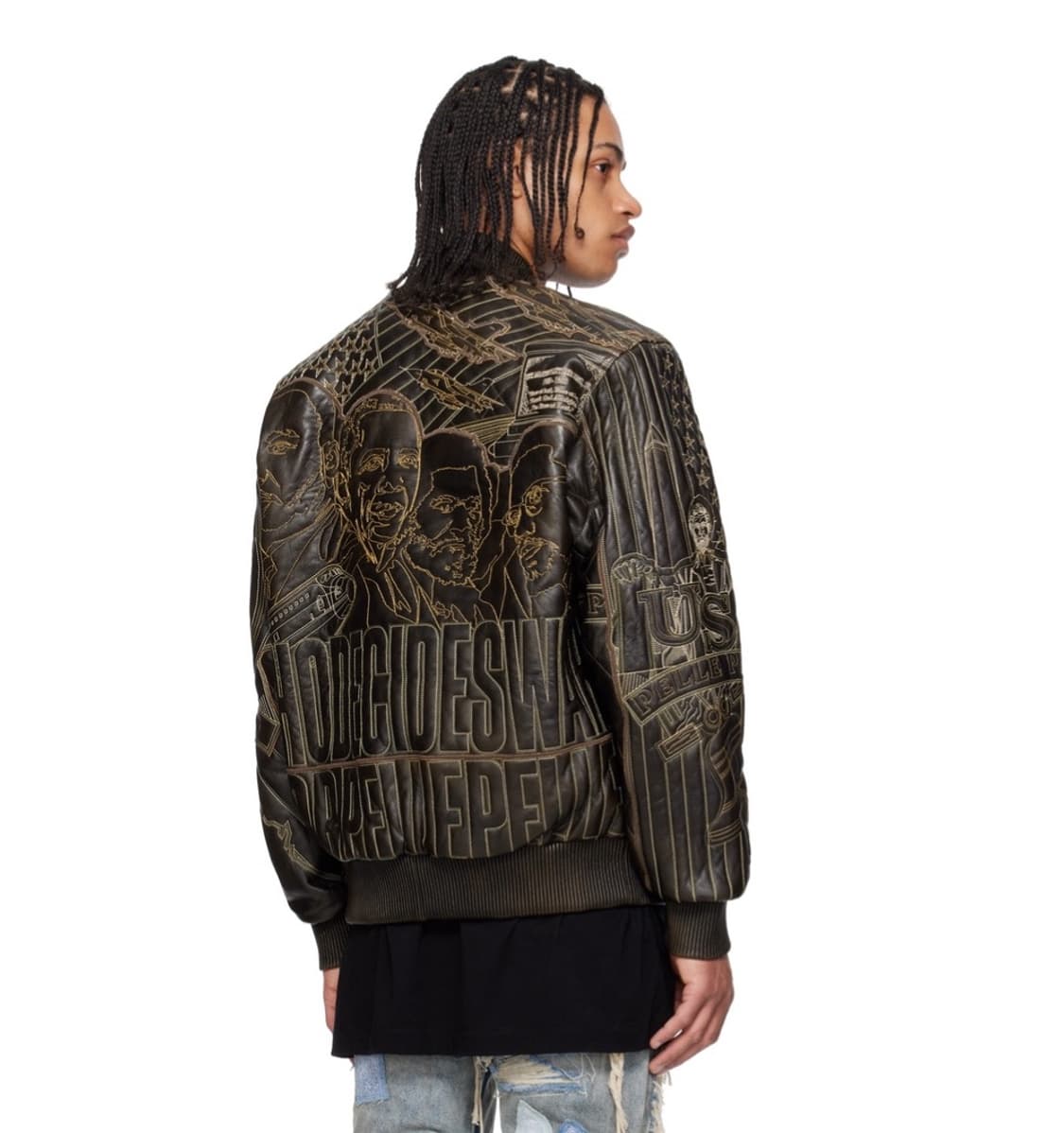 Pelle Pelle x Who Decides War 2026 레더 자켓 상품이미지3