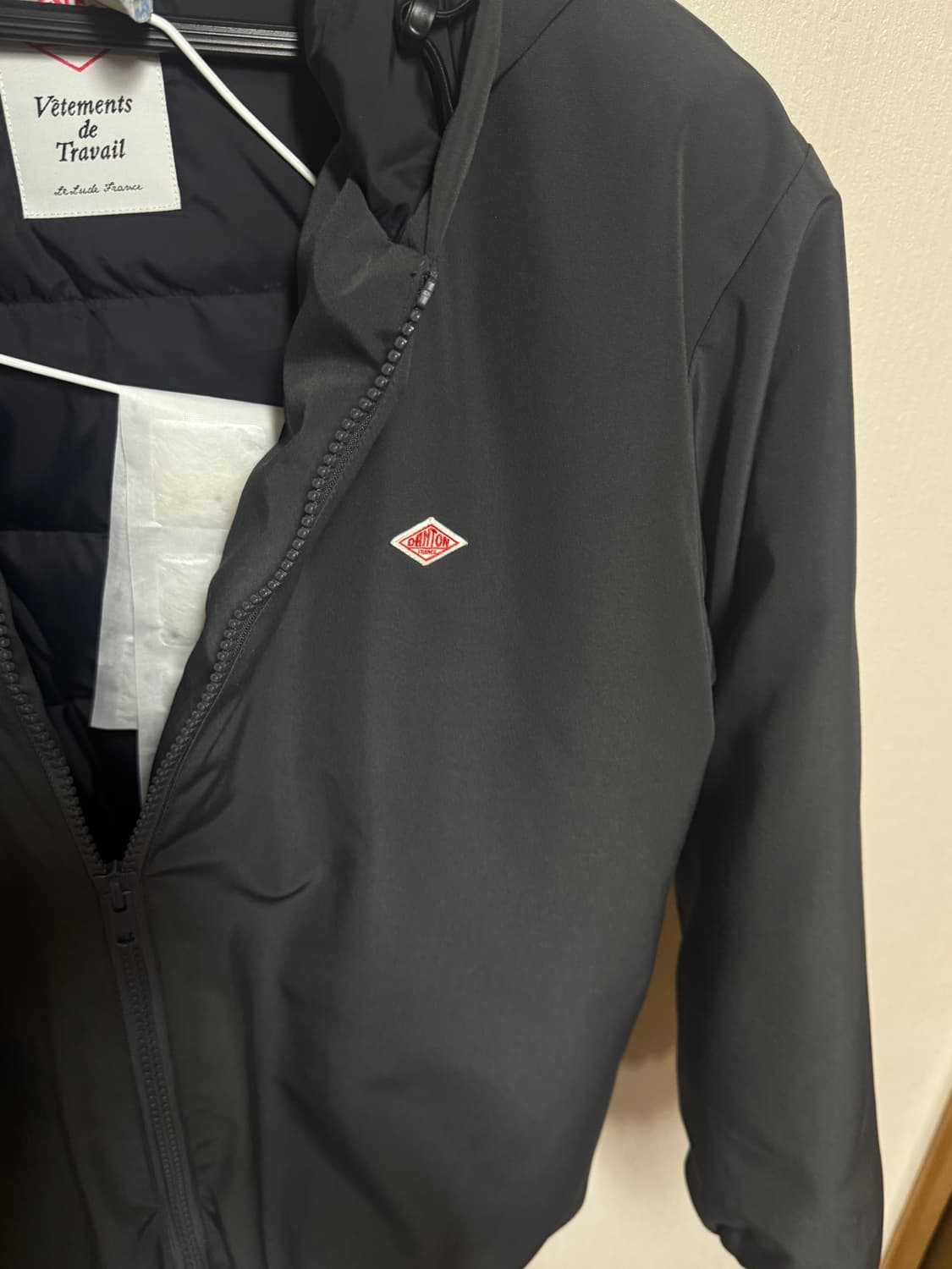 DANTON (단톤) 후드 다운 패딩 차콜 상품이미지2