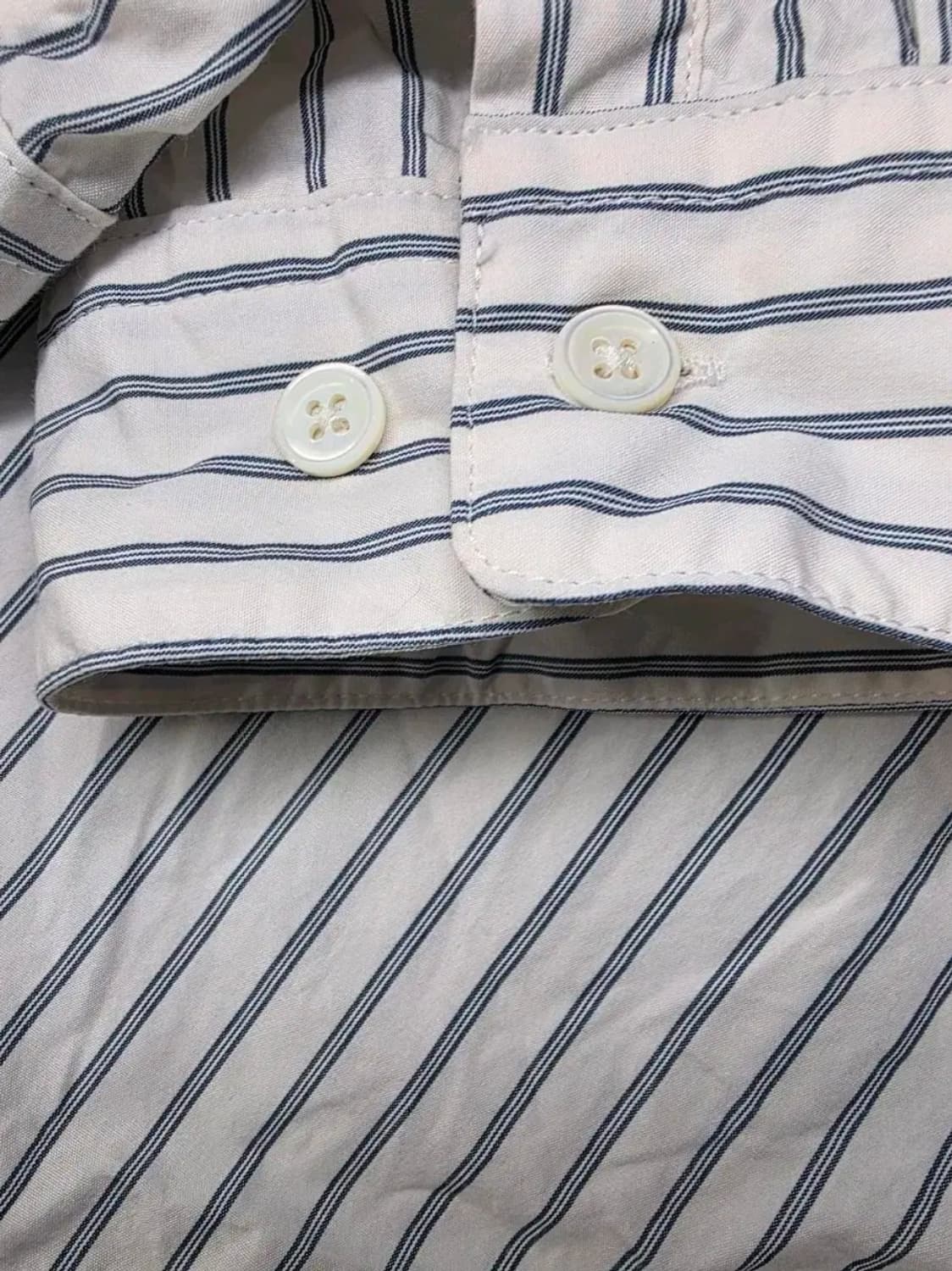 블랭크룸 스트라이프 셔츠 3 화이트 상품이미지4