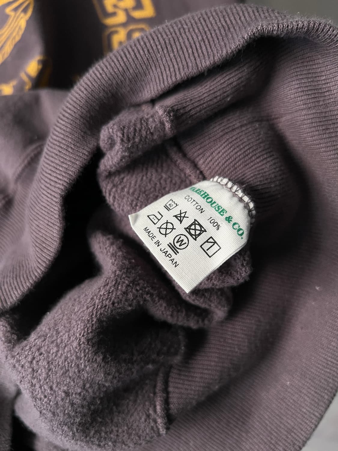 [M]WAREHOUSE 웨어하우스 USN 미 해군 스텐실 스웻셔츠 상품이미지6