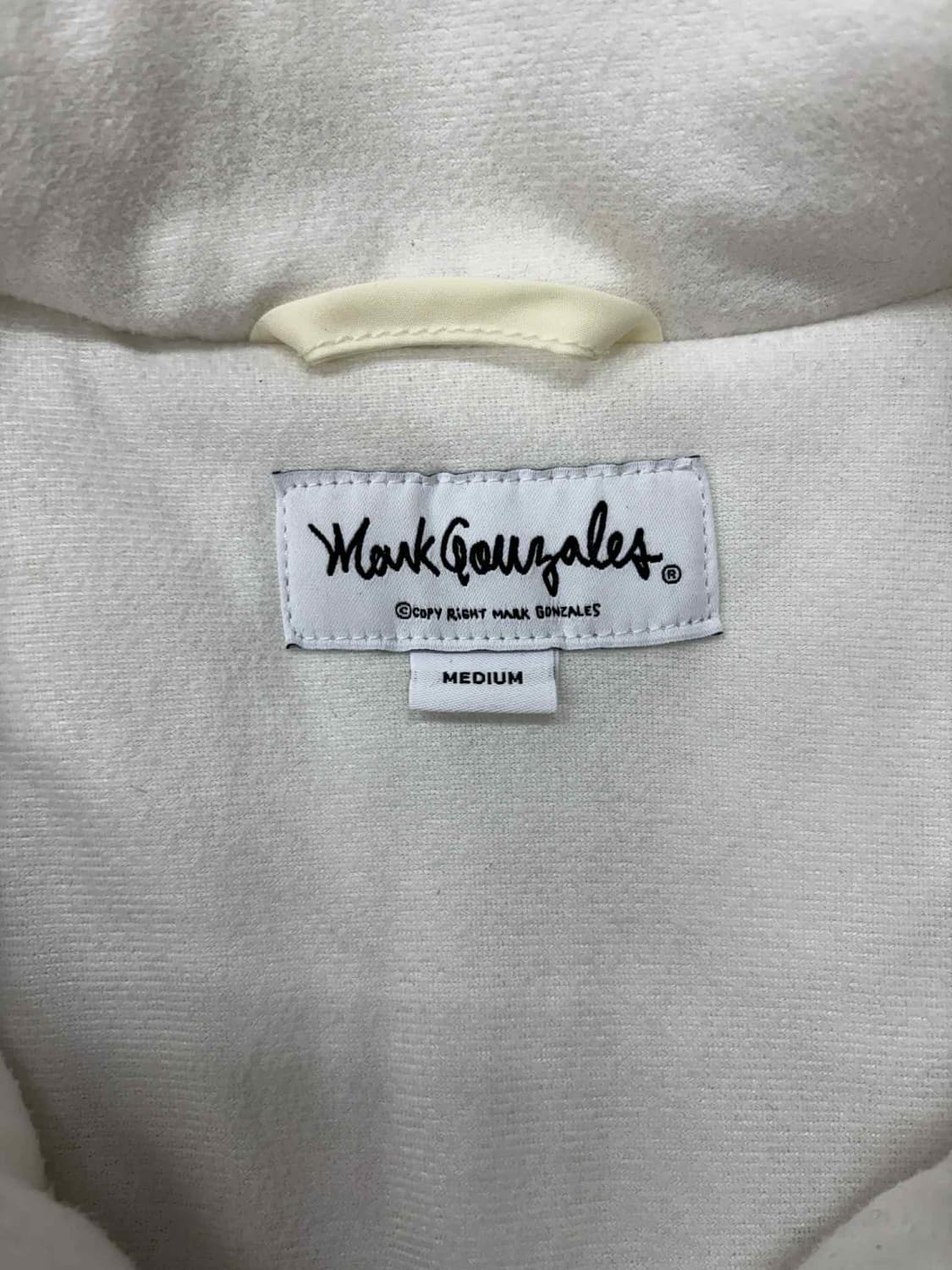 마크곤잘레스 화이트 플리스 자켓 후리스 집업(M) 상품이미지4